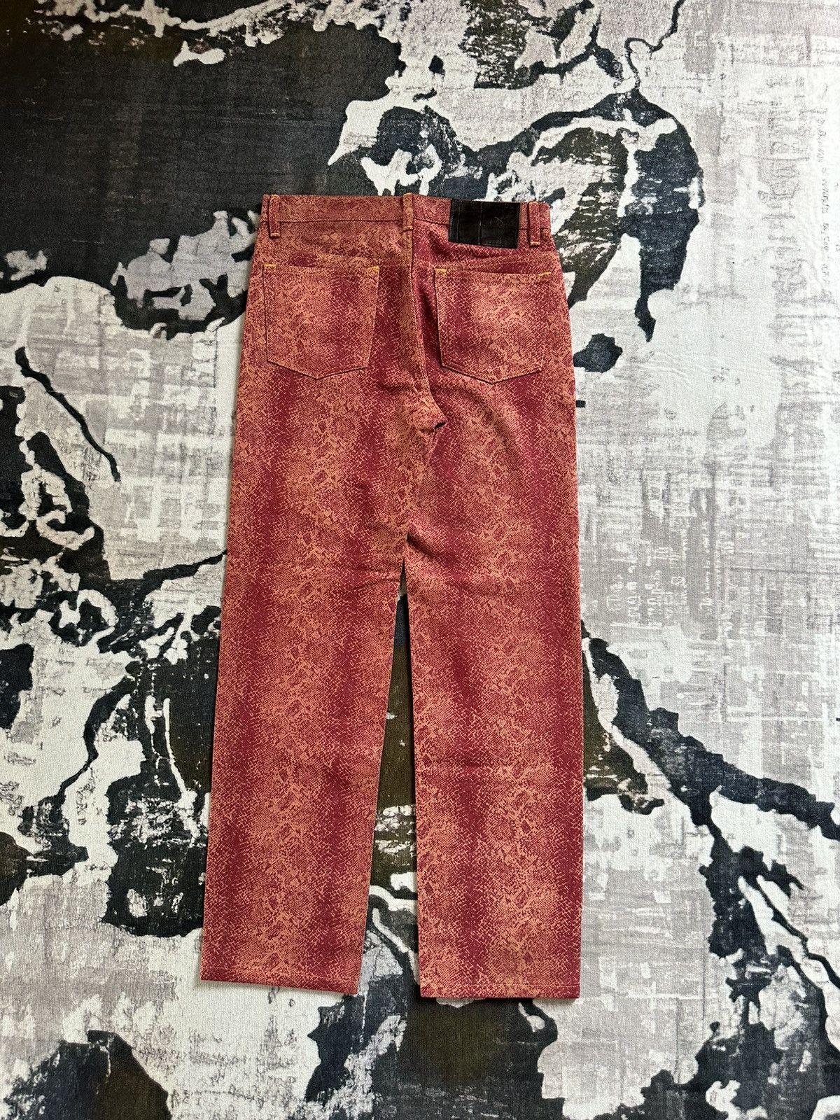 Yoshiyuki Konishi Archive 1992 Ficce by Yoshiyuki Konishi trompe l’oeil denim Size US 29 - 2 Thumbnail