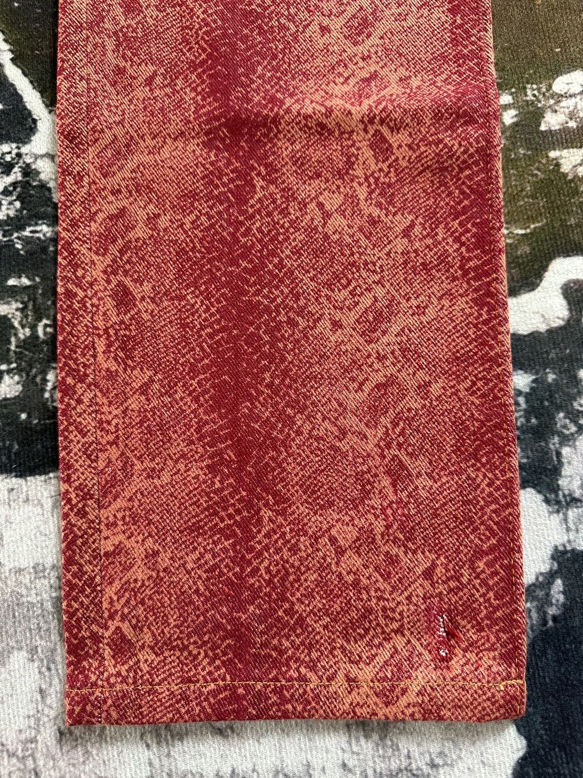 Yoshiyuki Konishi Archive 1992 Ficce by Yoshiyuki Konishi trompe l’oeil denim Size US 29 - 11 Thumbnail