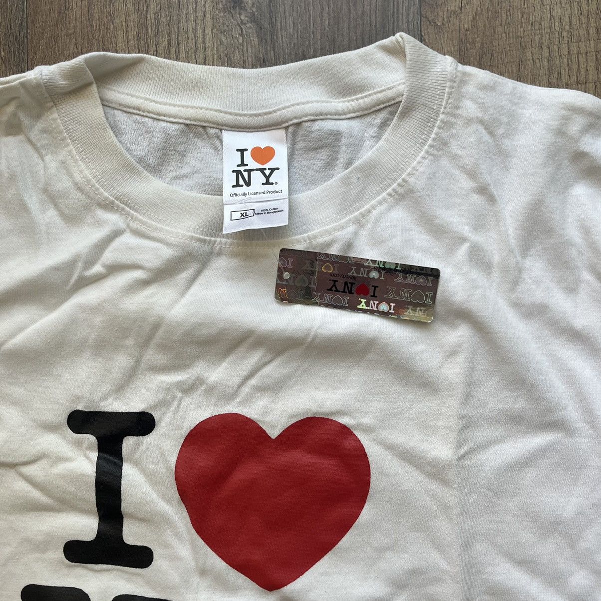 CRAZY Y2K Never Worn I love NY XL