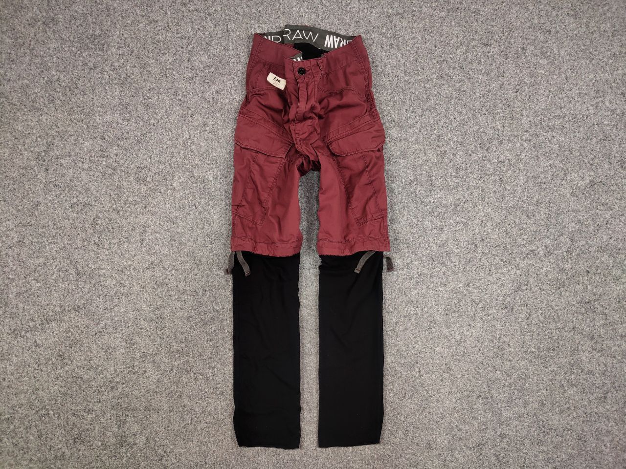 G-Star Vintage G Star Raw Rovic Belt Bermuda Cargo Shorts x Pants Size US 33 - 1 Thumbnail