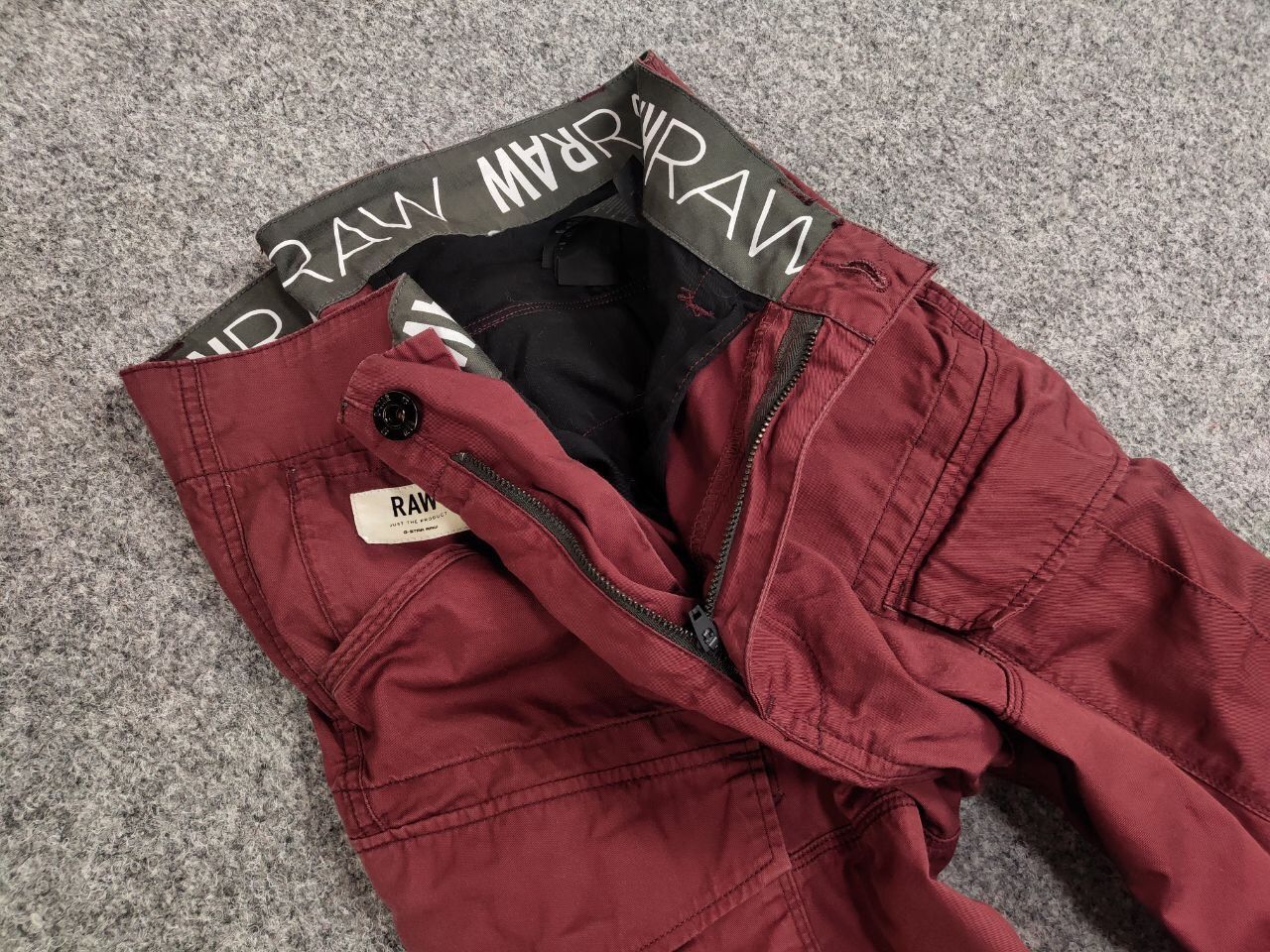G-Star Vintage G Star Raw Rovic Belt Bermuda Cargo Shorts x Pants Size US 33 - 10 Thumbnail