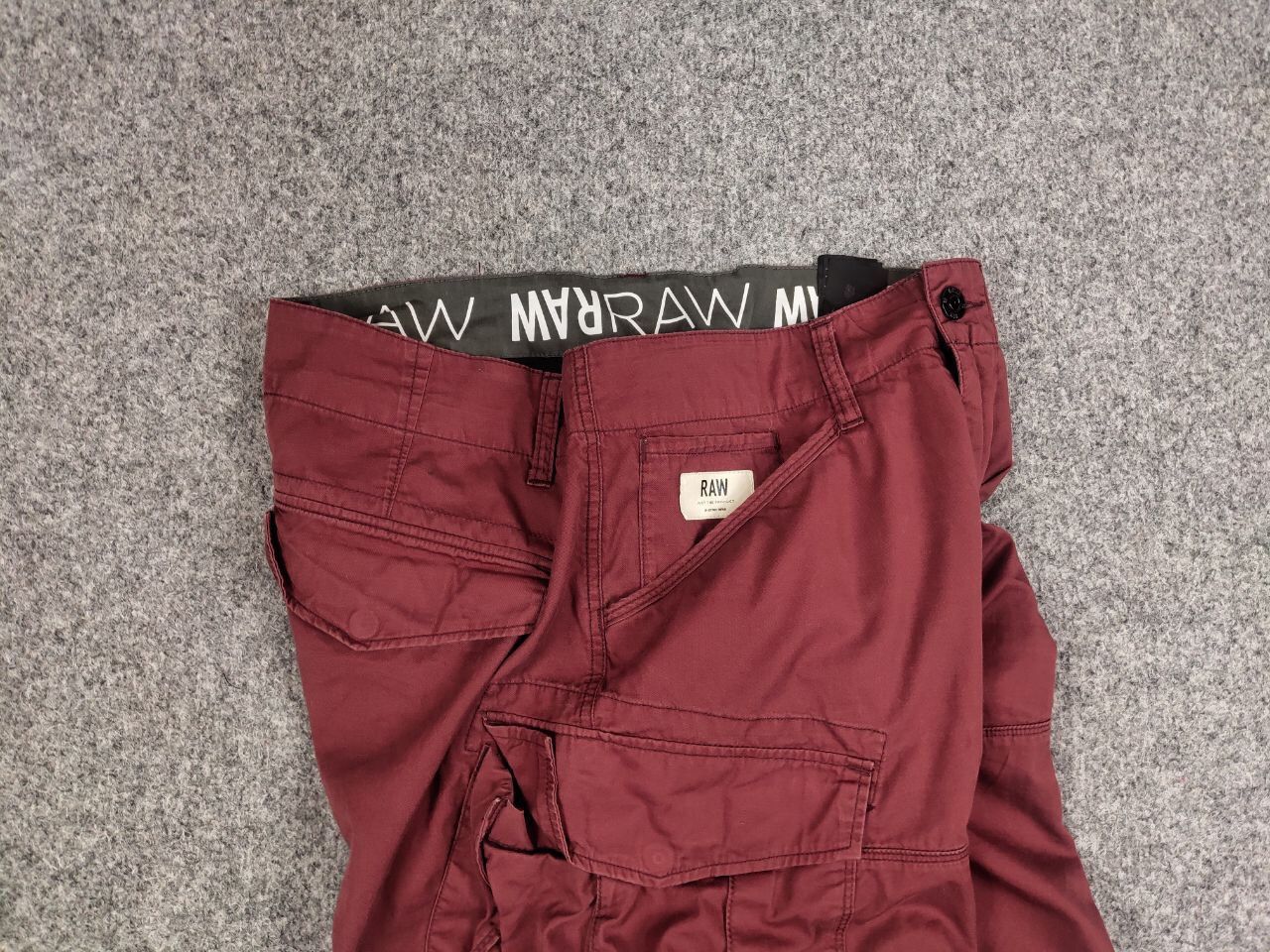 G-Star Vintage G Star Raw Rovic Belt Bermuda Cargo Shorts x Pants Size US 33 - 16 Thumbnail