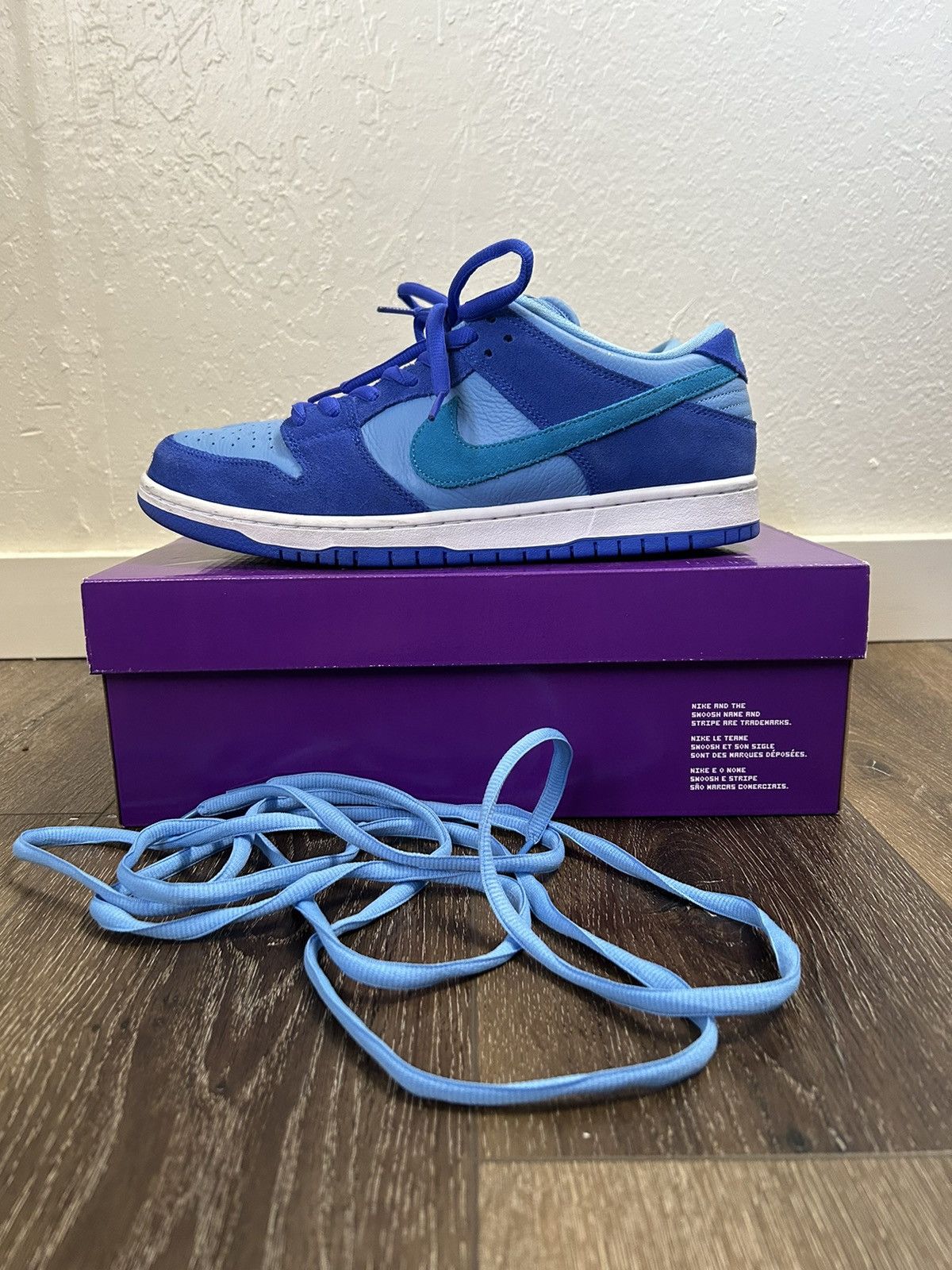 Nike × Streetwear × Vintage Nike SB Dunk Low Blue Raspberry | Grailed