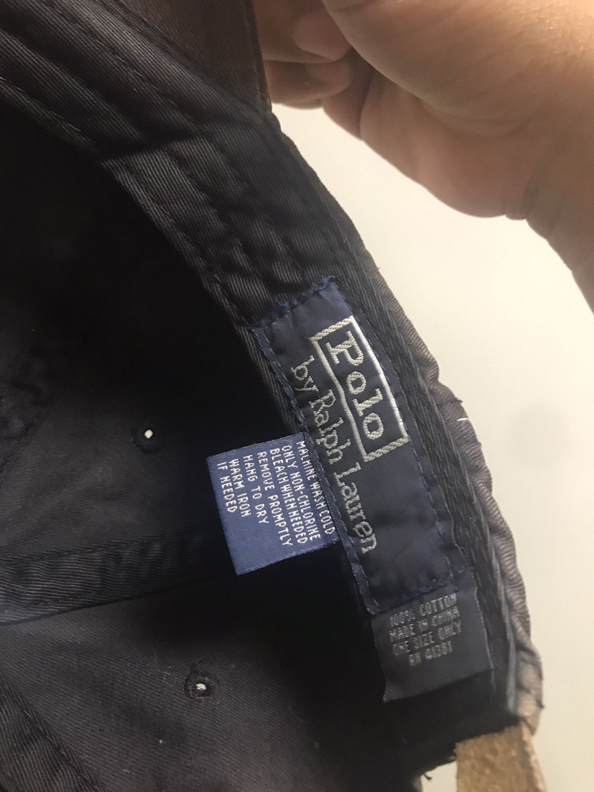 Polo Ralph Lauren VTG Faded Polo Ralph Lauren P.L P.C Leather Strap Size ONE SIZE - 6 Thumbnail
