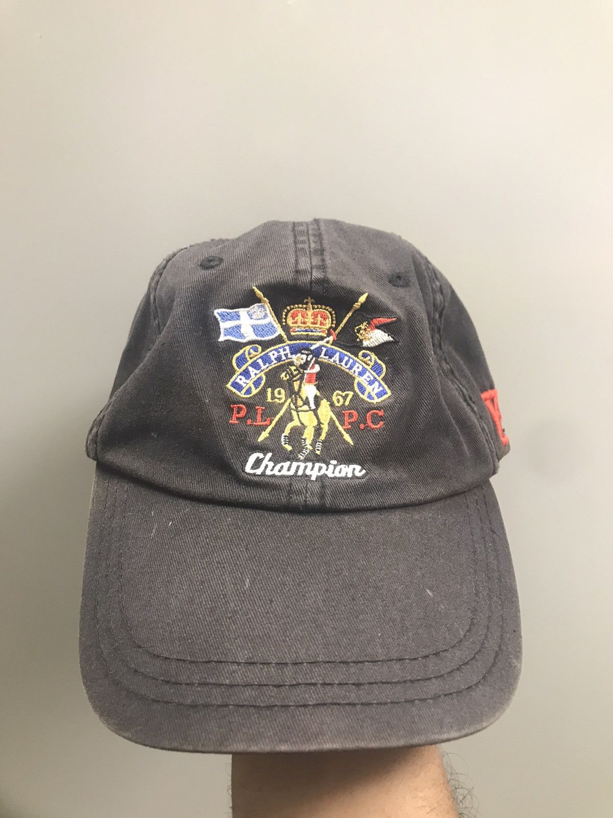 Polo Ralph Lauren VTG Faded Polo Ralph Lauren P.L P.C Leather Strap Size ONE SIZE - 1 Thumbnail