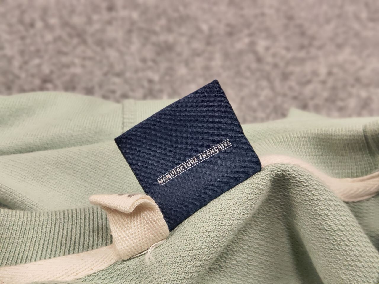 Bleu De Paname Bleu De Paname Crew Check Logo Jumper Sweatshirt Size US M / EU 48-50 / 2 - 21 Thumbnail
