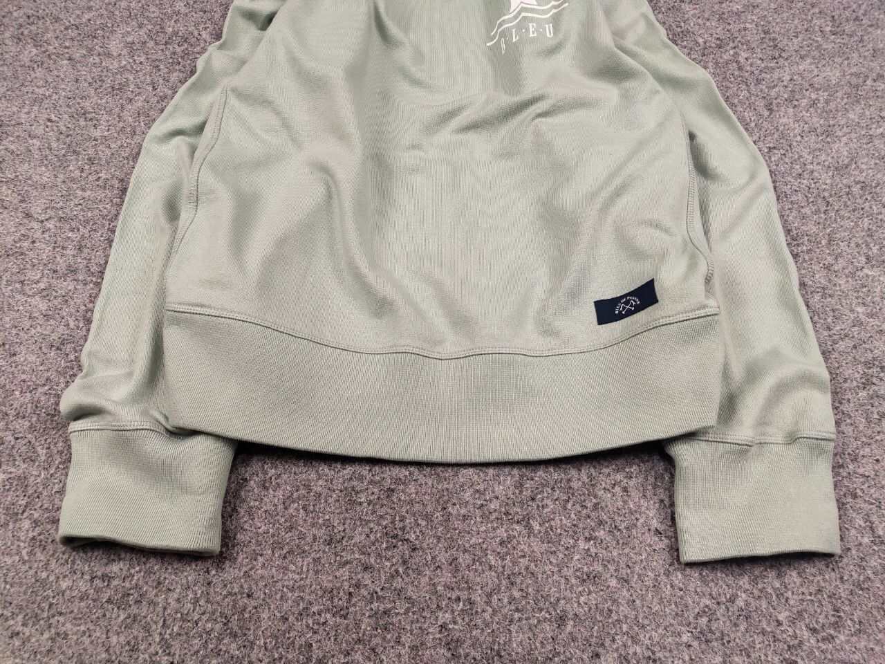 Bleu De Paname Bleu De Paname Crew Check Logo Jumper Sweatshirt Size US M / EU 48-50 / 2 - 9 Thumbnail