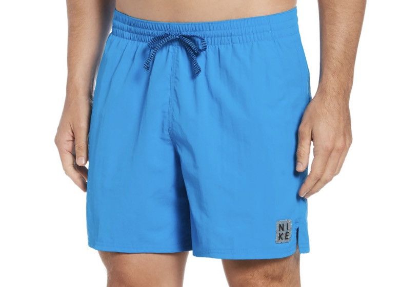 Nike Men's Essential Lap 7” Volley Swim Trunks Blue Men’s L