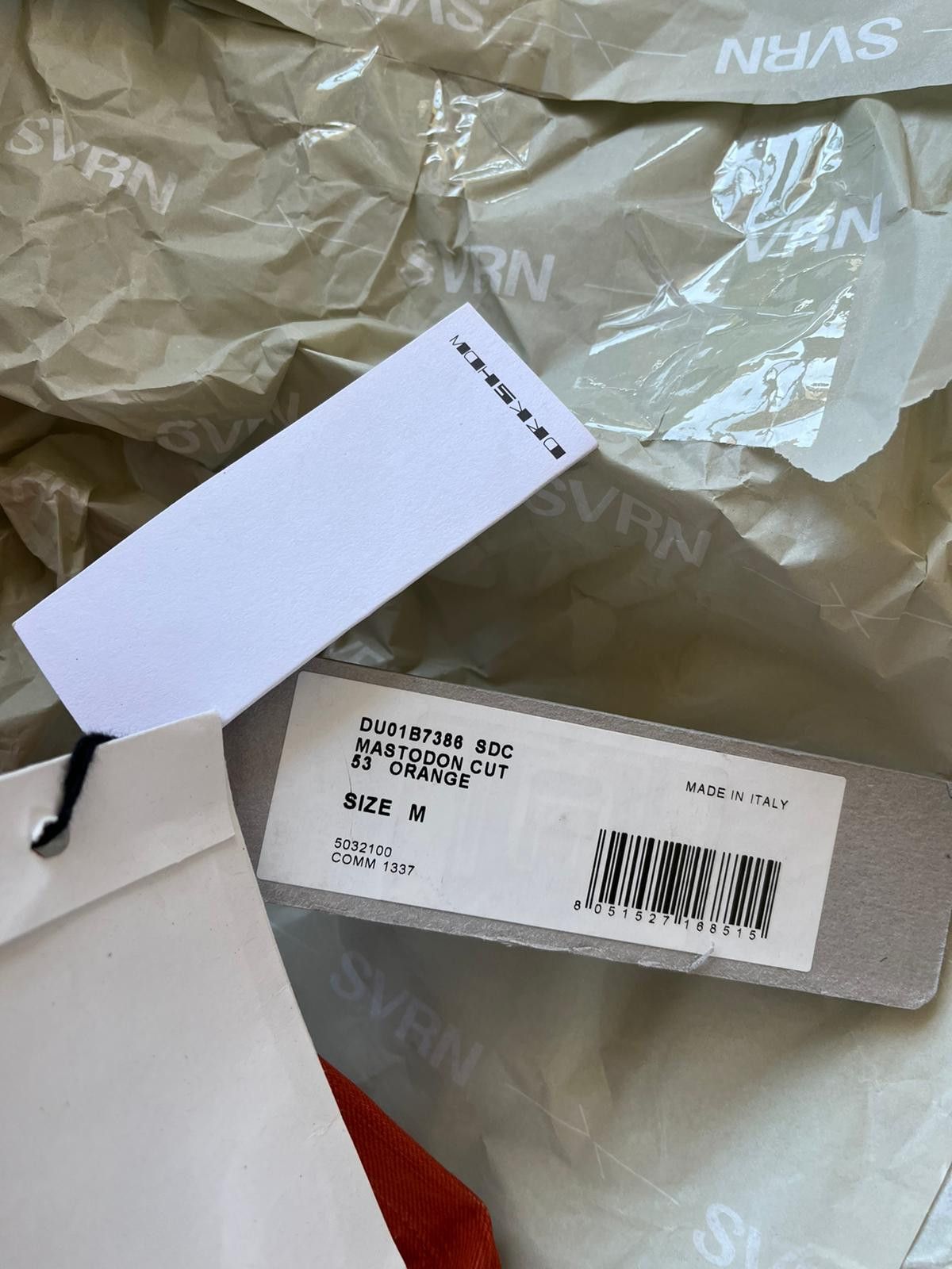 Rick Owens Mastodon Cut Pants in Orange Size US 32 / EU 48 - 16 Thumbnail