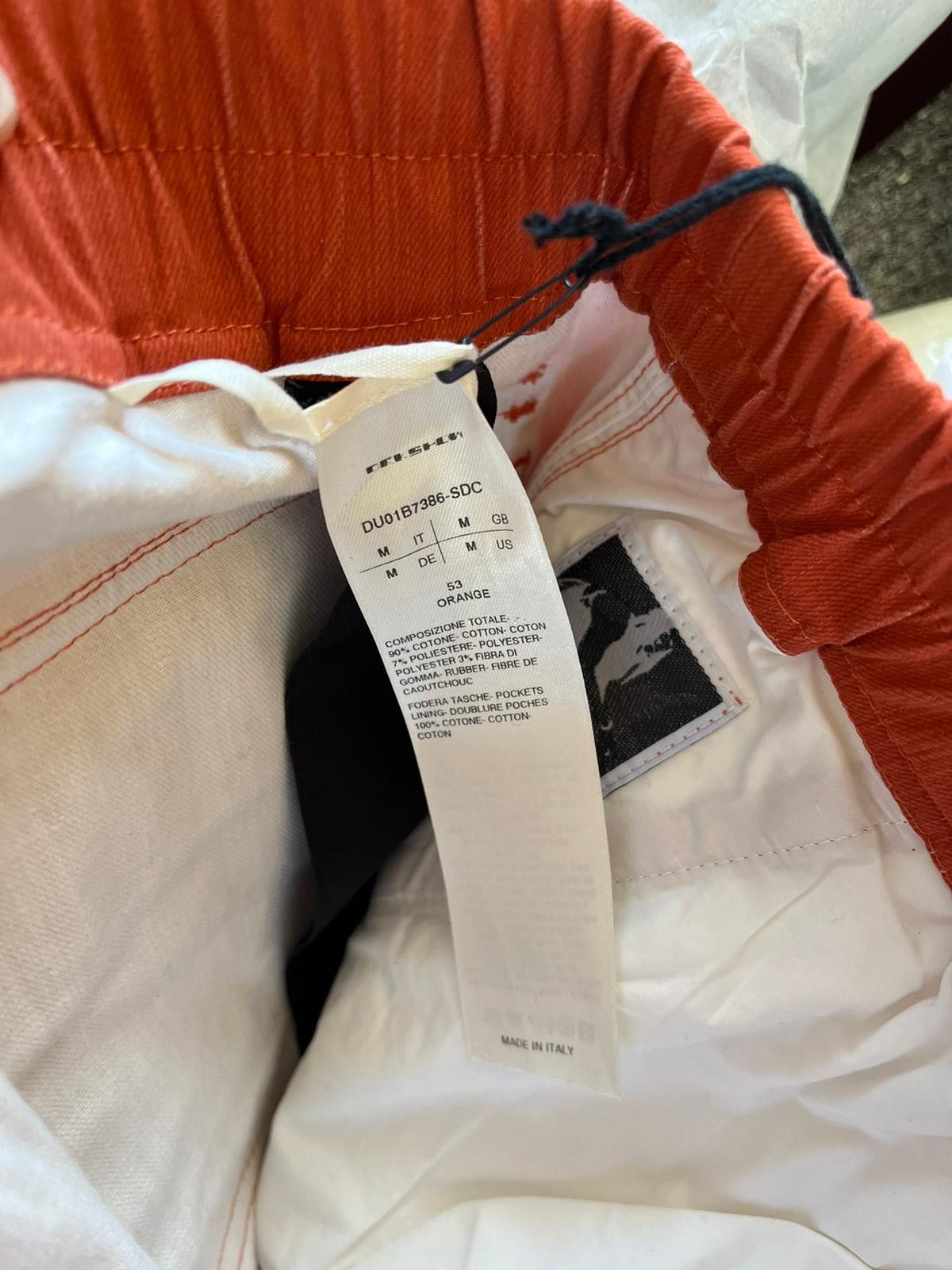 Rick Owens Mastodon Cut Pants in Orange Size US 32 / EU 48 - 15 Thumbnail