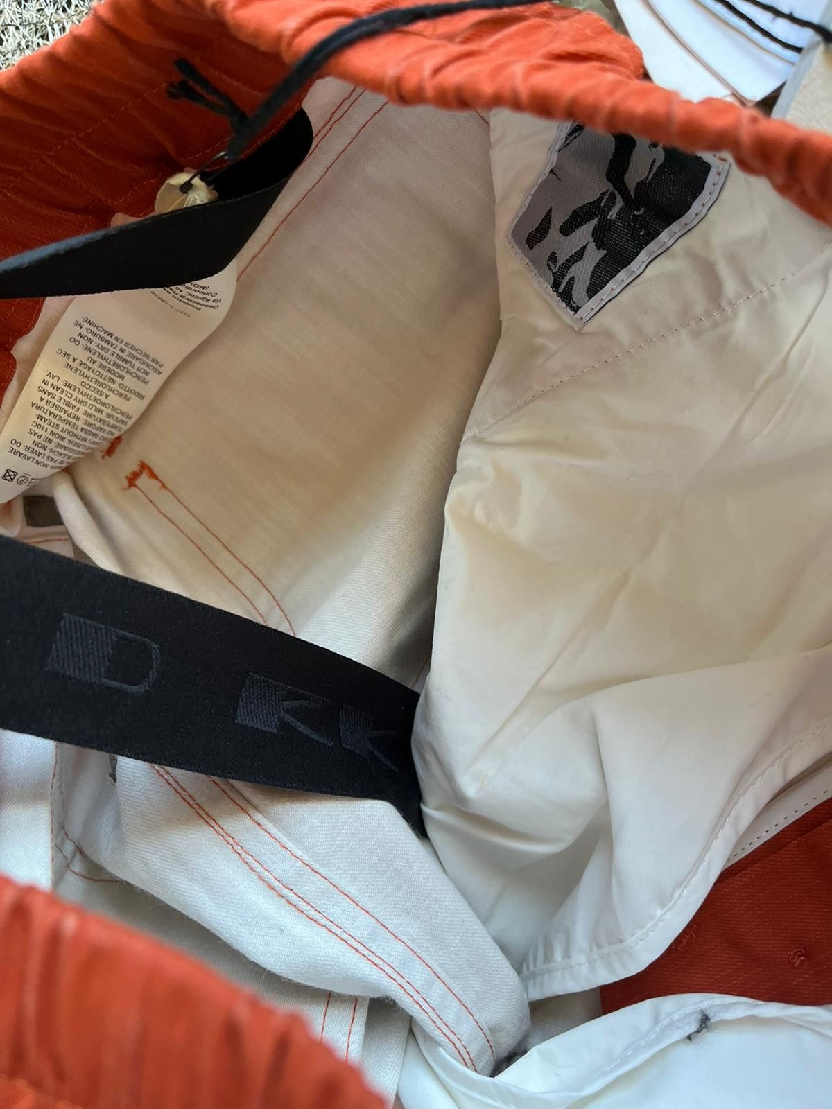 Rick Owens Mastodon Cut Pants in Orange Size US 32 / EU 48 - 17 Thumbnail