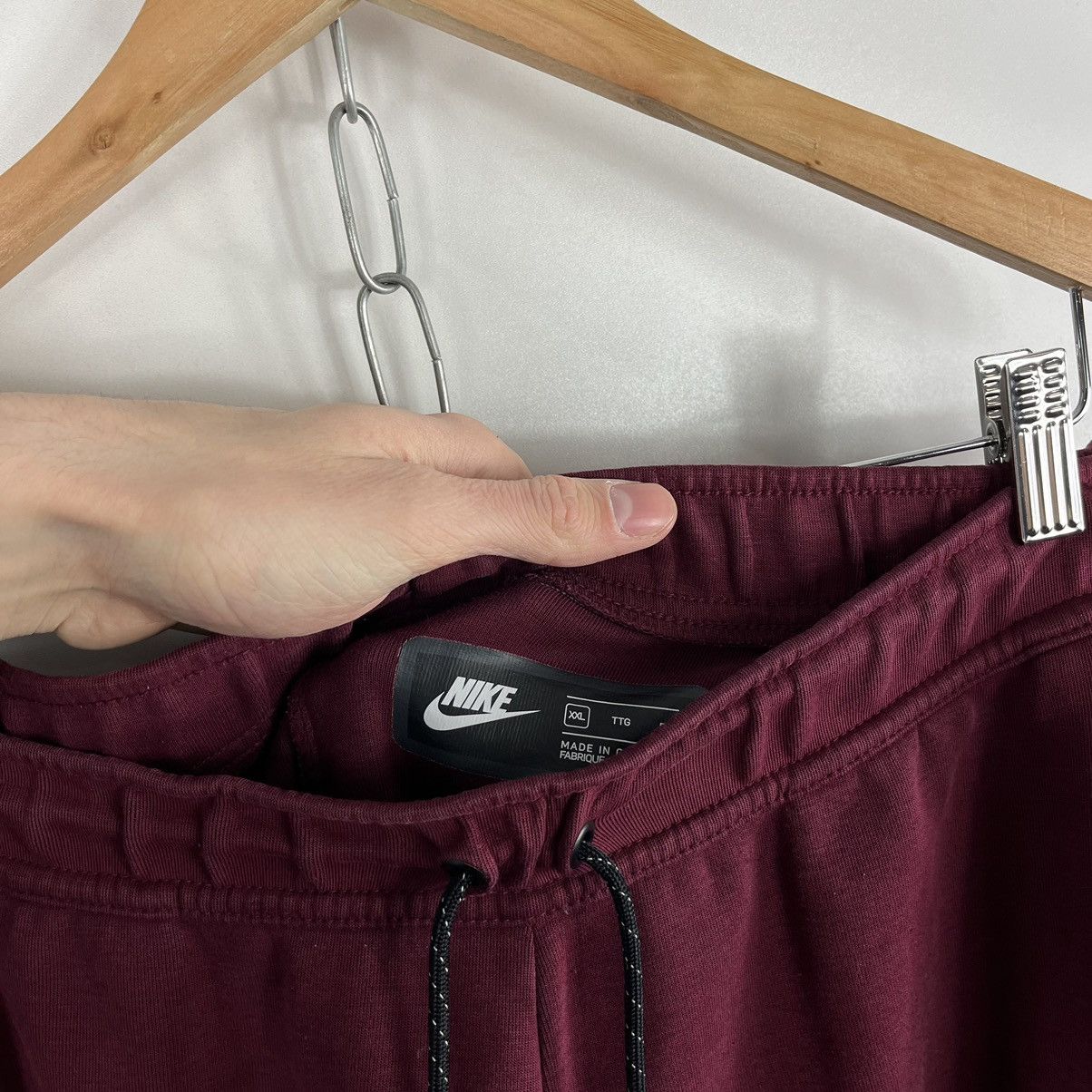 Nike Nike Tech Fleece Driil Sweatpants Burgundy Size 2XL Size US 38 / EU 54 - 7 Thumbnail