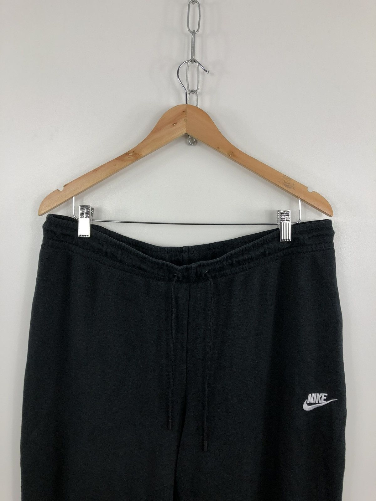 Nike Nike Sweat Pants Embroidery Spell Out Small Logo Black Sz XL Size US 36 / EU 52 - 4 Thumbnail