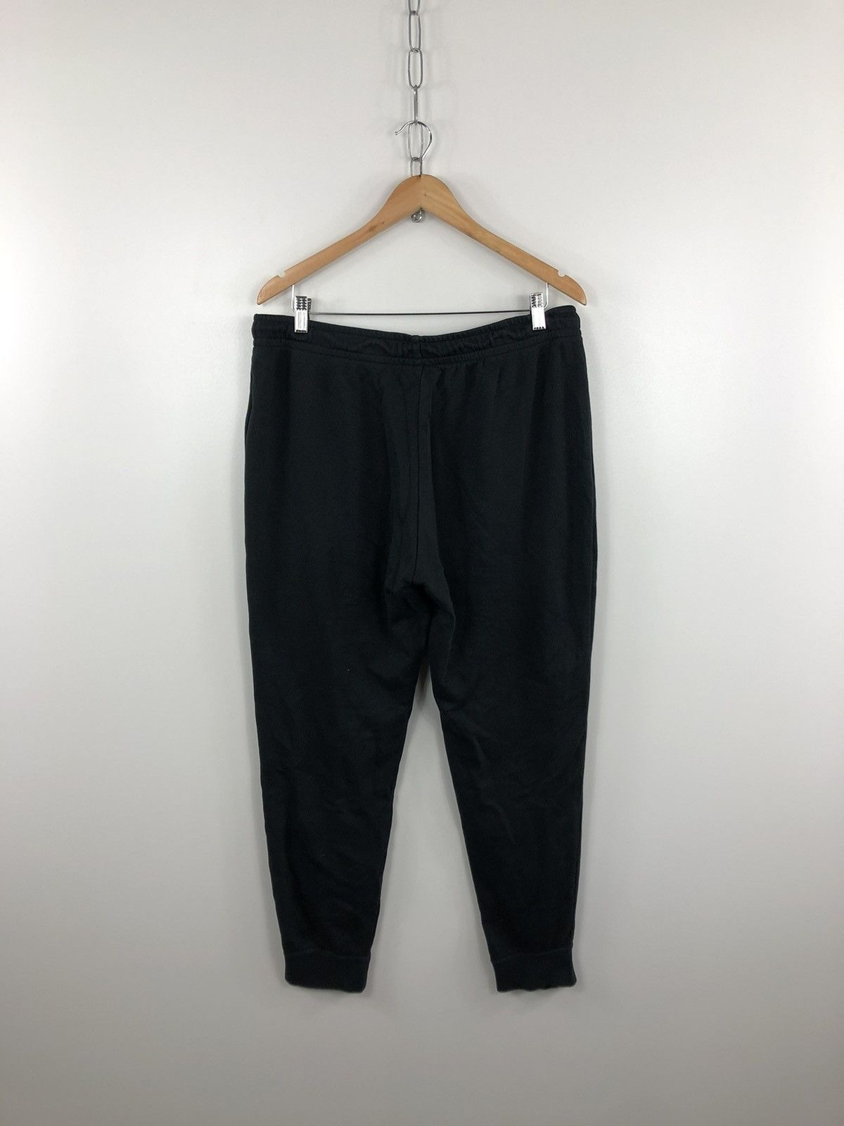 Nike Nike Sweat Pants Embroidery Spell Out Small Logo Black Sz XL Size US 36 / EU 52 - 2 Thumbnail