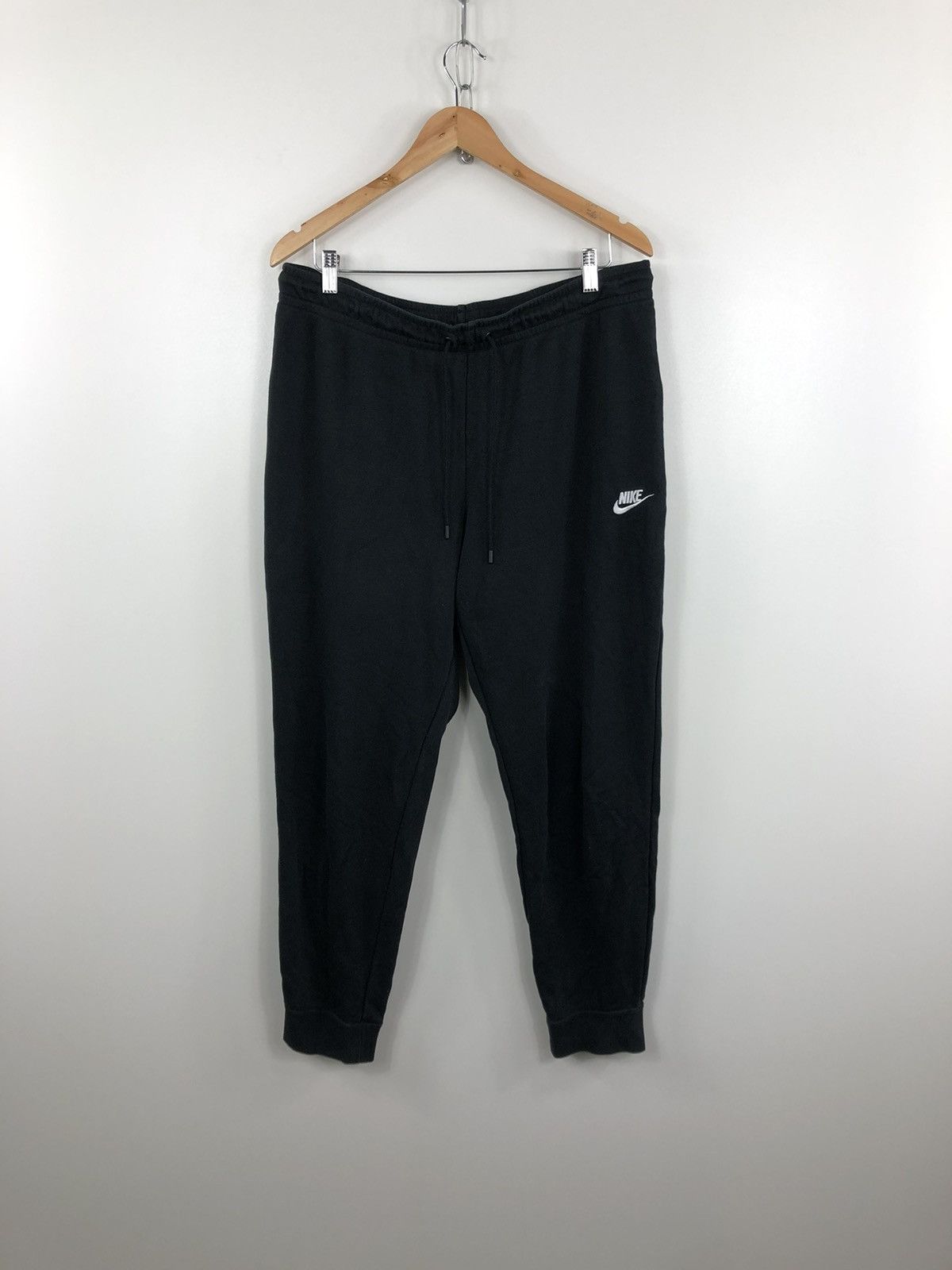 Nike Nike Sweat Pants Embroidery Spell Out Small Logo Black Sz XL Size US 36 / EU 52 - 1 Thumbnail