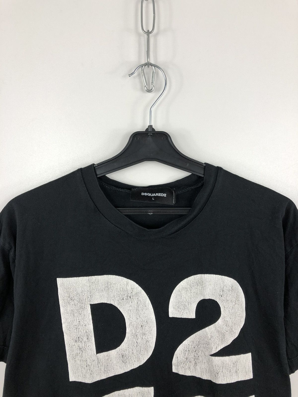 Designer × Dsquared2 Dsquared2 T-Shirt Big Logo Black Size L Size US L / EU 52-54 / 3 - 3 Thumbnail