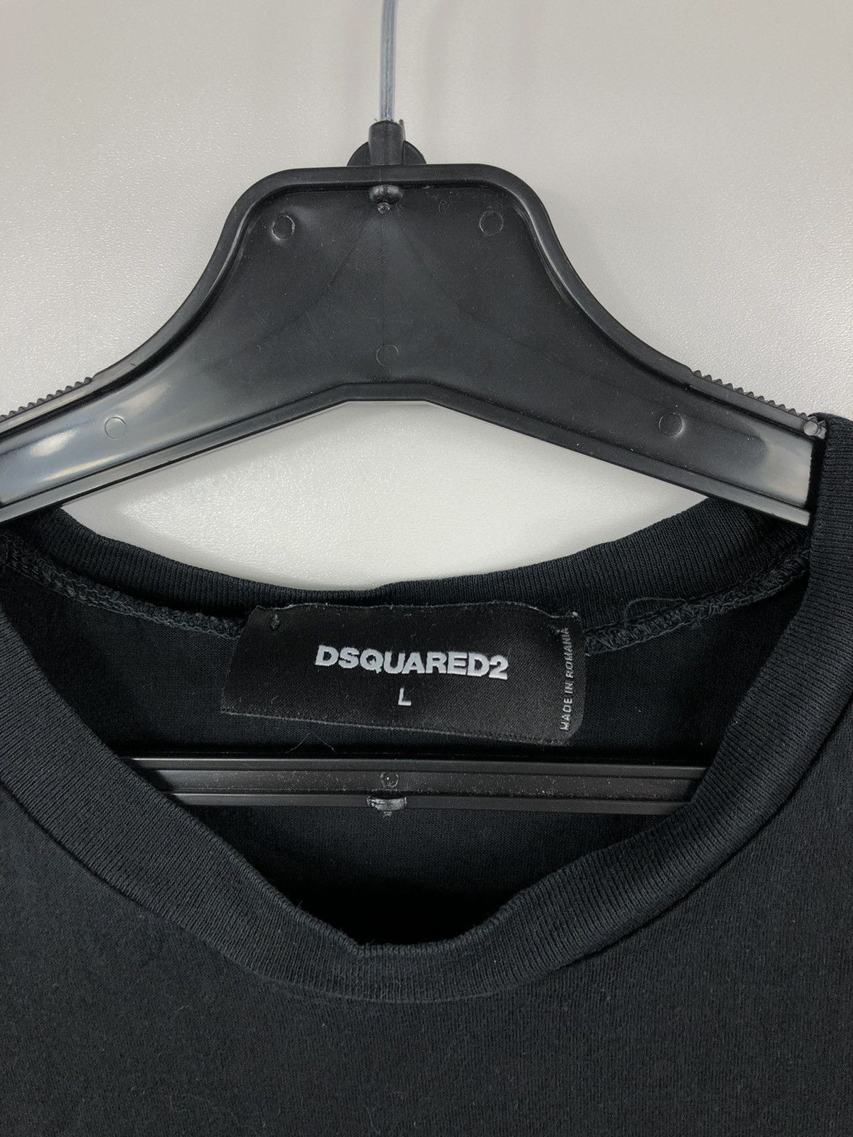 Designer × Dsquared2 Dsquared2 T-Shirt Big Logo Black Size L Size US L / EU 52-54 / 3 - 6 Thumbnail