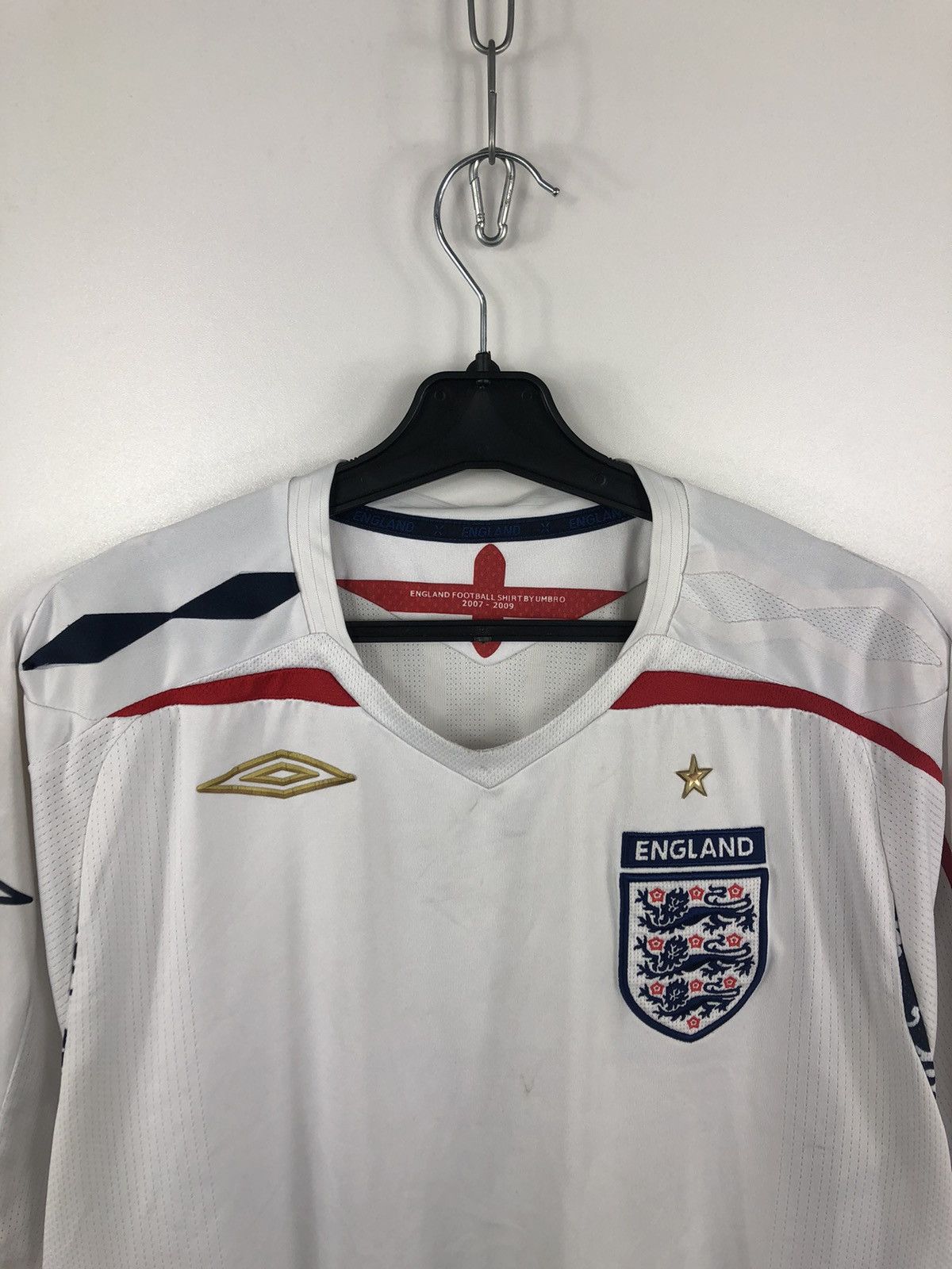 Umbro Umbro England 2007-09 Jersey White Size M Size US M / EU 48-50 / 2 - 5 Thumbnail