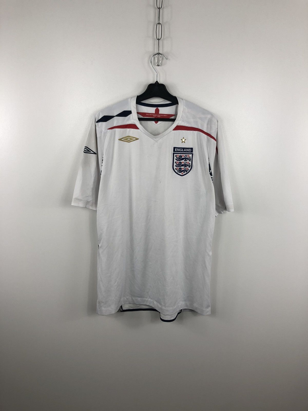 Umbro Umbro England 2007-09 Jersey White Size M Size US M / EU 48-50 / 2 - 1 Thumbnail