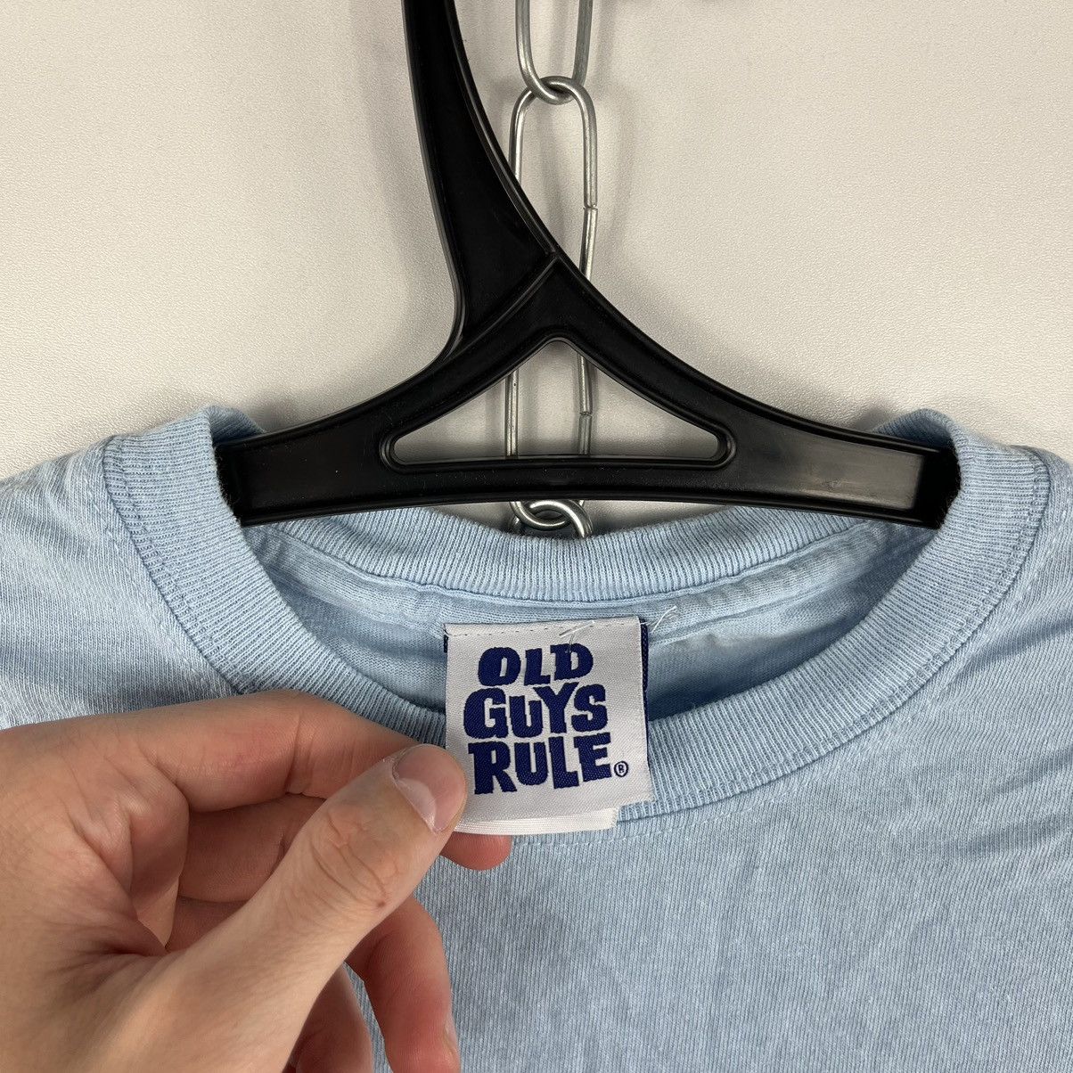 Designer × Vintage Vintage Old Guys Rule T-Shirt Blue Size M Size US M / EU 48-50 / 2 - 6 Thumbnail
