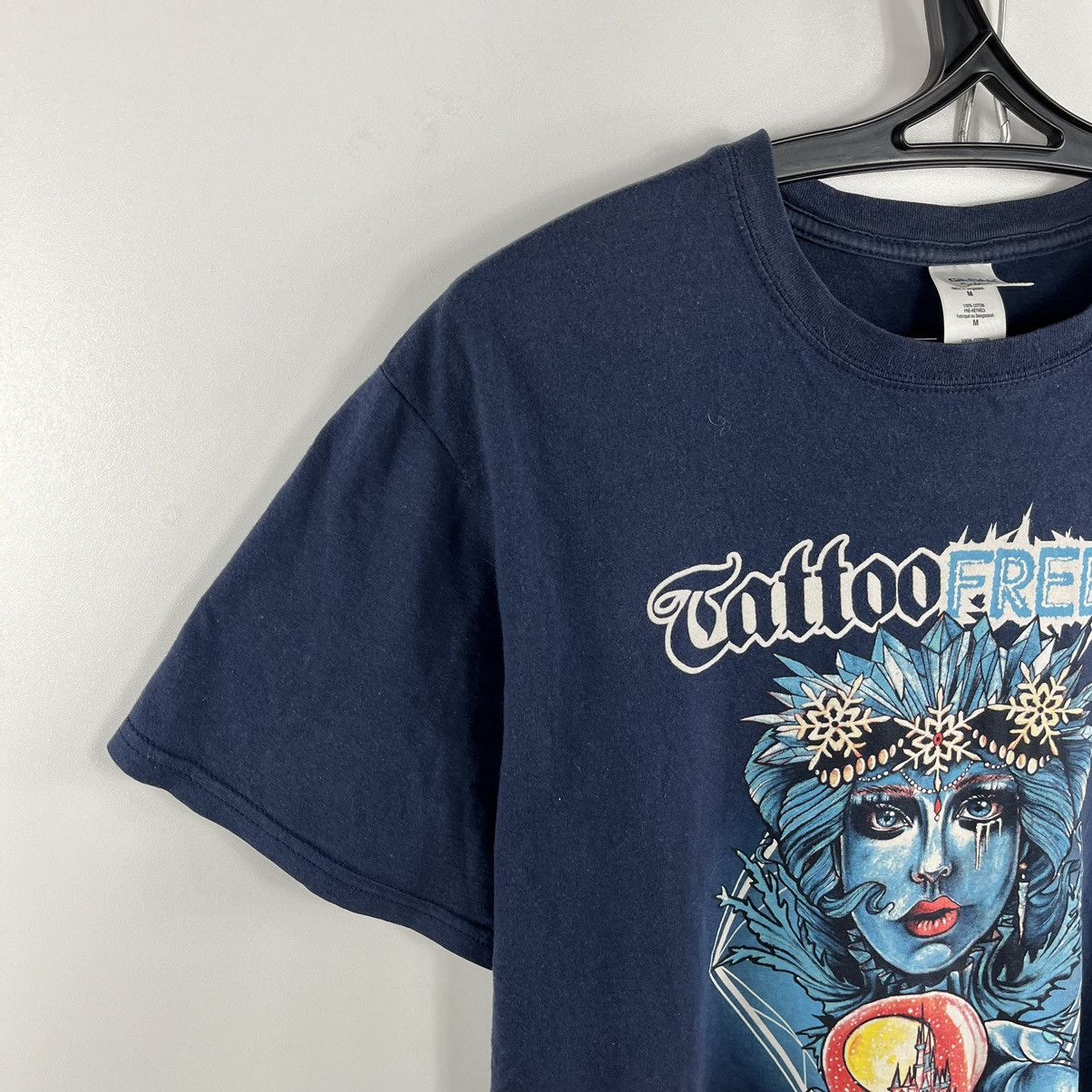Gildan × Vintage Vintage Tattoo Freeze Art Big Logo Gildan T-Shirt Size M Size US M / EU 48-50 / 2 - 2 Thumbnail