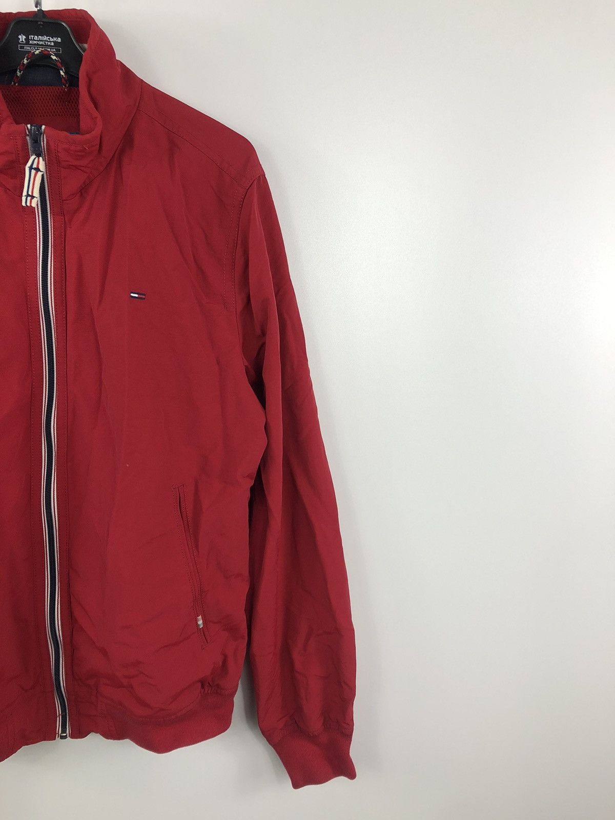 Tommy Hilfiger Tommy Hilfiger Small Logo Bomber Red Size L Size US L / EU 52-54 / 3 - 4 Thumbnail