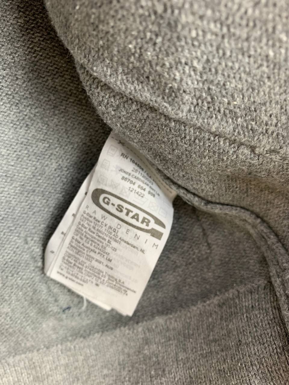 G-Star Gstar / G Star Raw sweater gray M Size US M / EU 48-50 / 2 - 8 Thumbnail