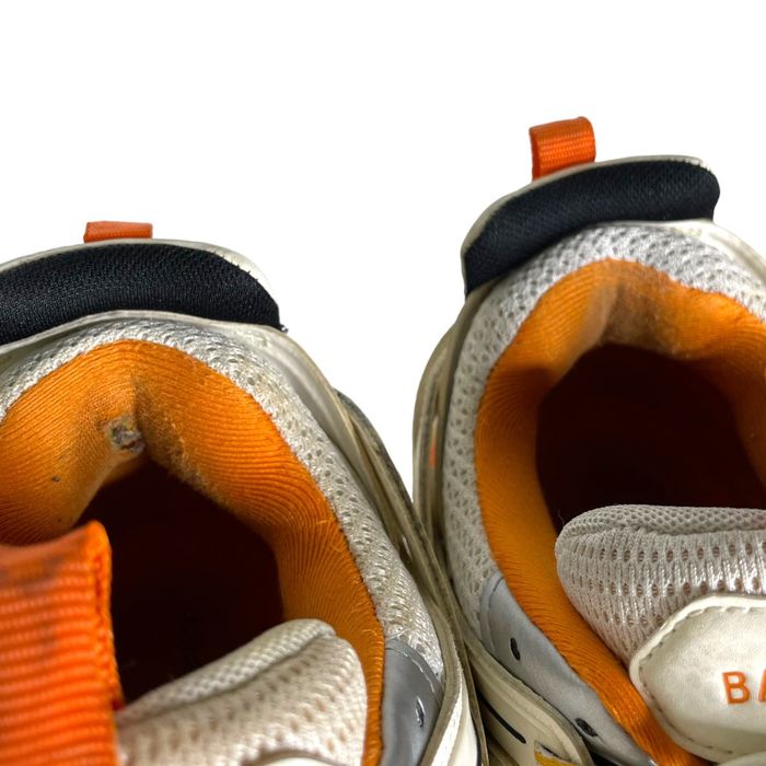 Balenciaga Balenciaga Track Runner White/Orange Sneaker | Grailed