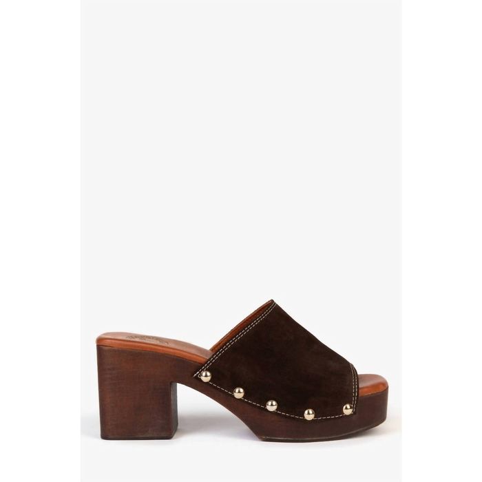 Penelope Chilvers Arusha Suede Mule In Bitter Chocolate | Grailed