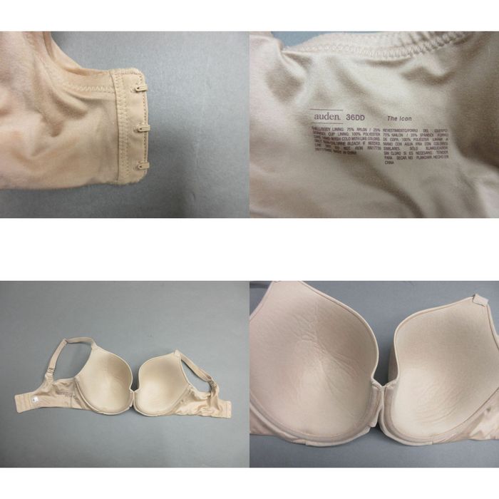 Vintage 36DD AUDEN WOMENS BEIGE UNDERWIRE PADDED THE ICON