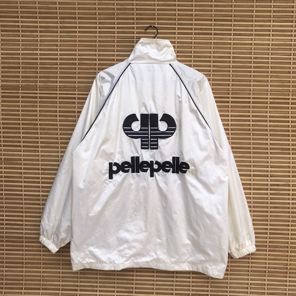 image of Marc Buchanan Nylon Jacket Baggy Oversized in White, Men's (Size XL)