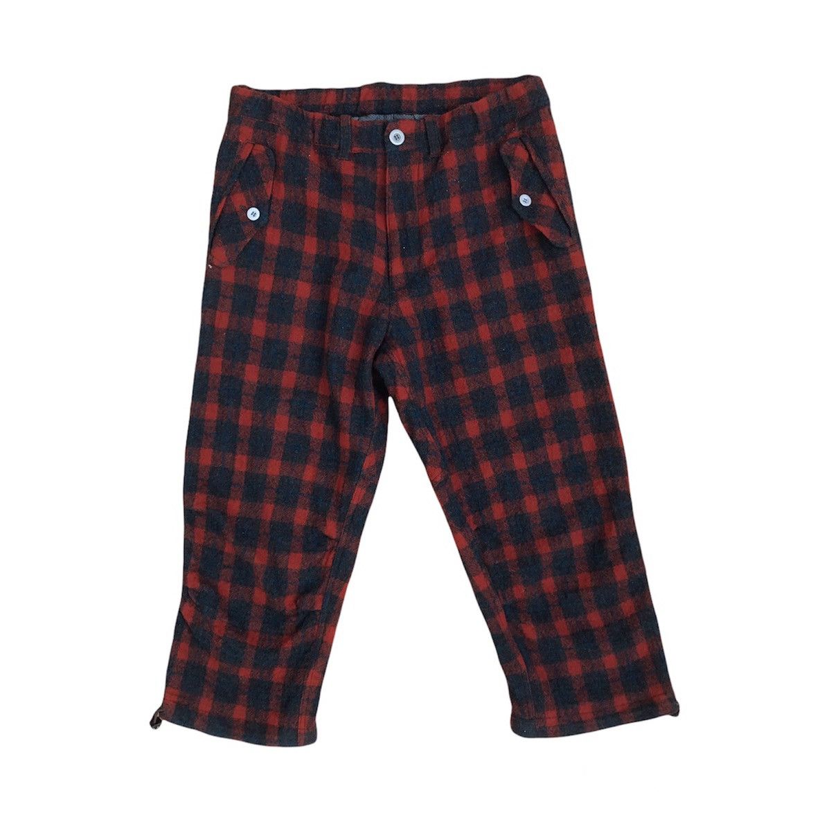 image of Aw 13-Ff007 And Wander Wool Tartan Short in Checkered, Men's (Size 29)