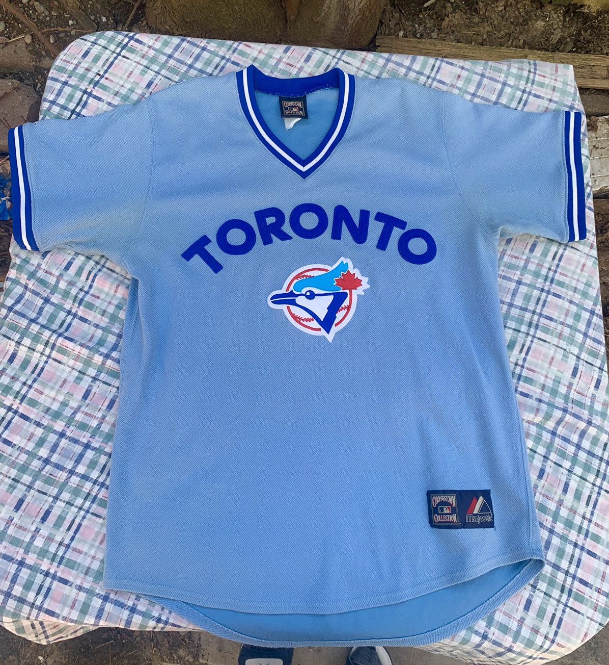 Maillot De Baseball Vintage Toronto Blue Jays Majestic - Taille 2XL, Bleu, Occasion