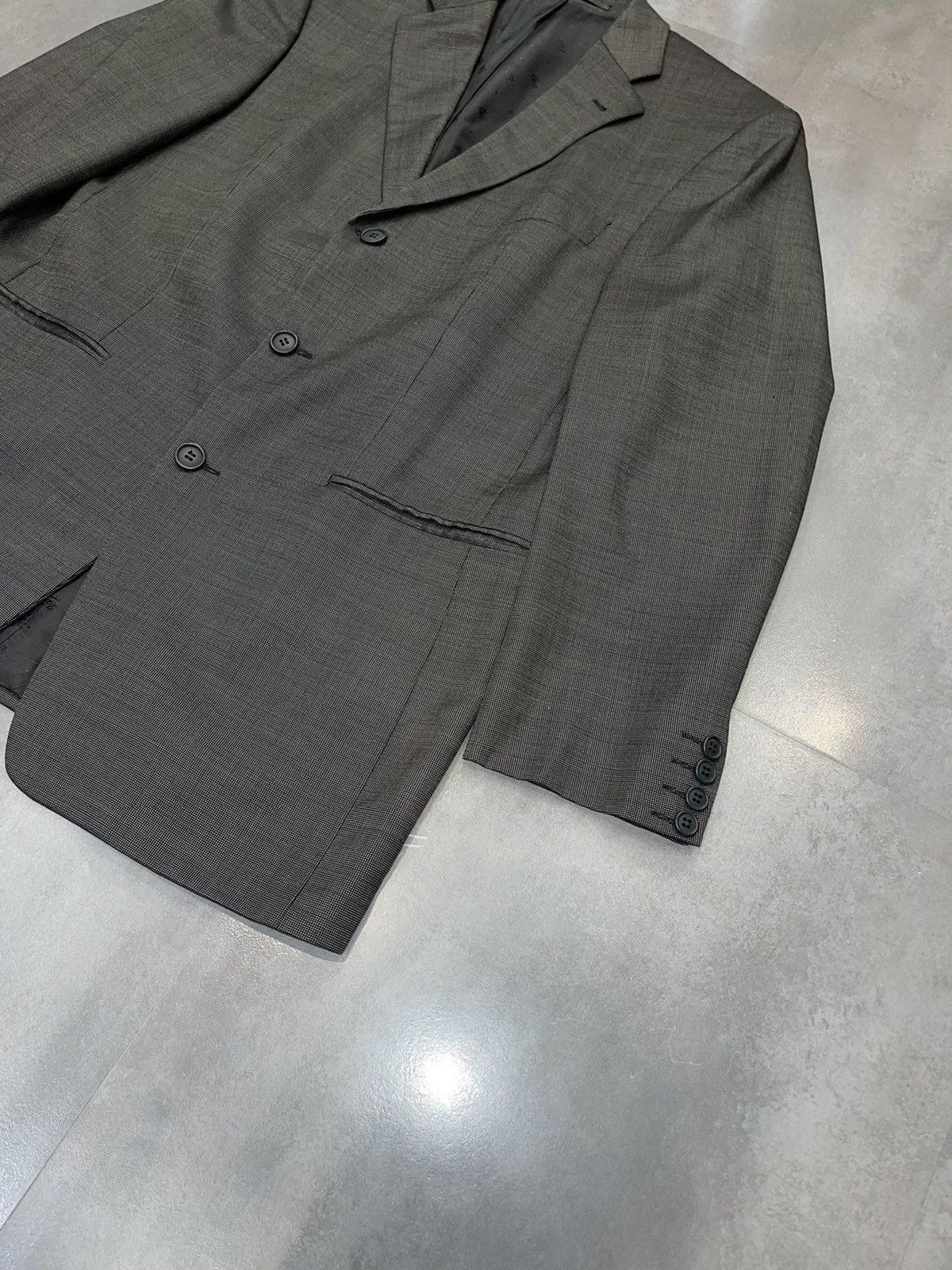 Balmain Pierre Balmain Grey Wool Blazer Size US M / EU 48-50 / 2 - 2 Thumbnail