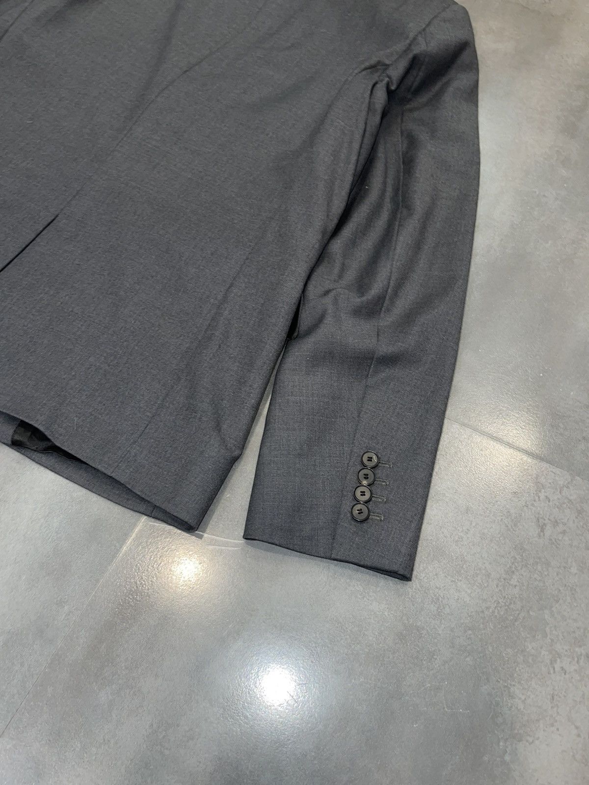 Sandro Sandro Wool Grey Blazer Size 44R - 10 Thumbnail