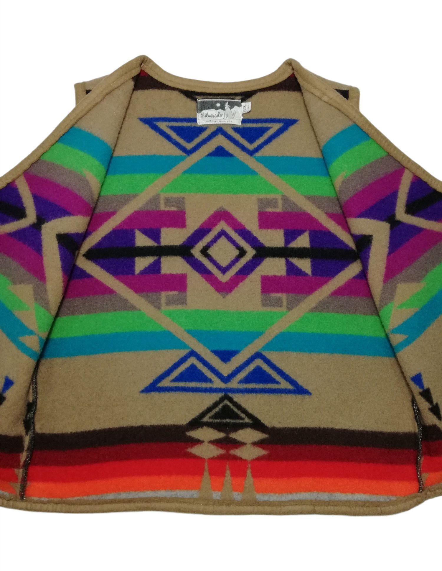 Vintage 🔥Heat!! Silverador Made In New Mexico Navajo Wool Printed Size US S / EU 44-46 / 1 - 9 Thumbnail