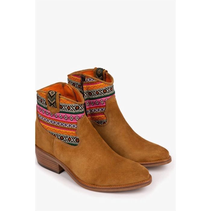 Penelope Chilvers Cassidy Mayan Boot In Tan/multi | Grailed