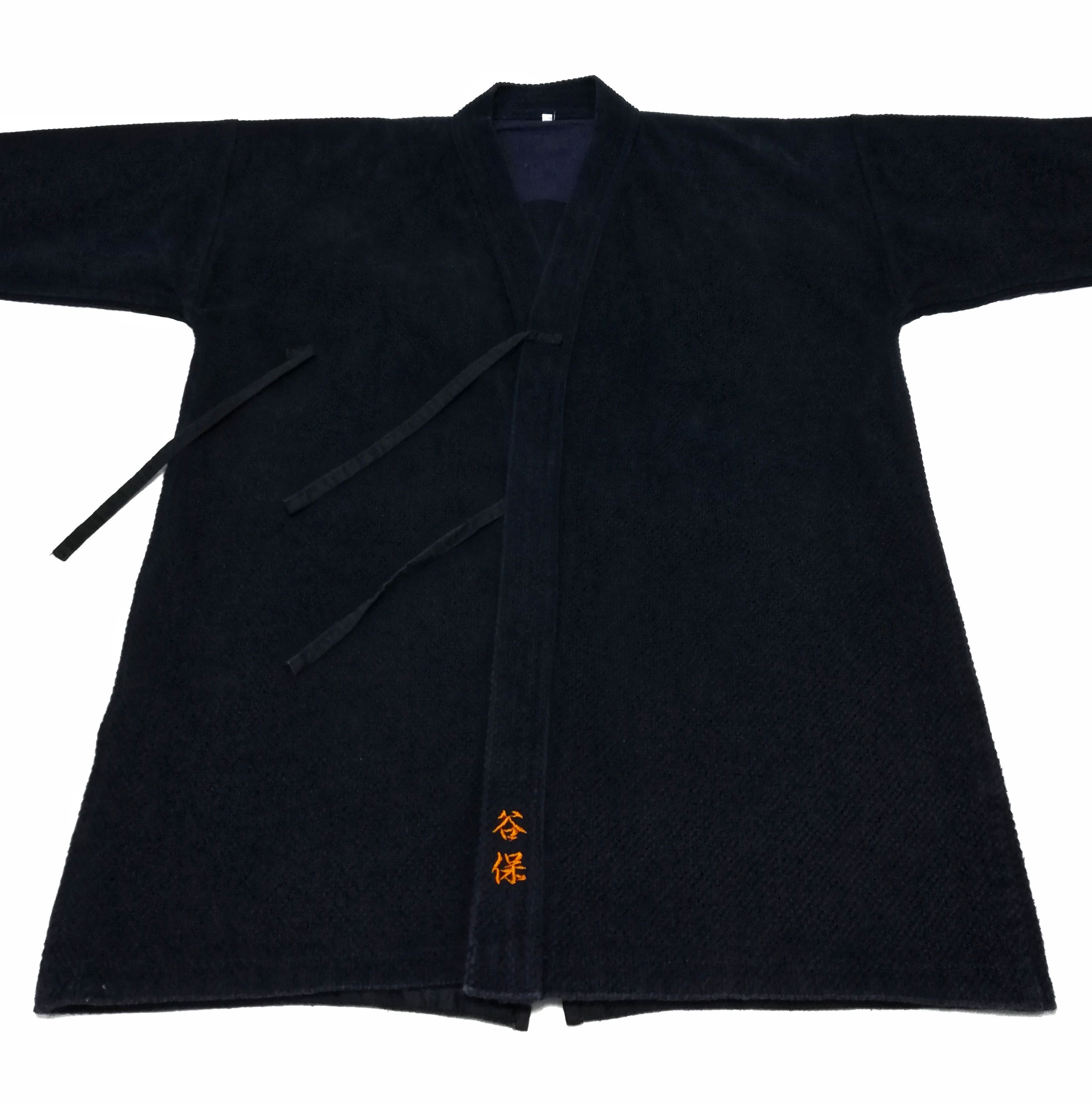 Indigo × Japanese Brand 🔥Sanjuro Kimono Indigo Dyed Woven Japan Traditional Wear🔥 Size US L / EU 52-54 / 3 - 3 Thumbnail