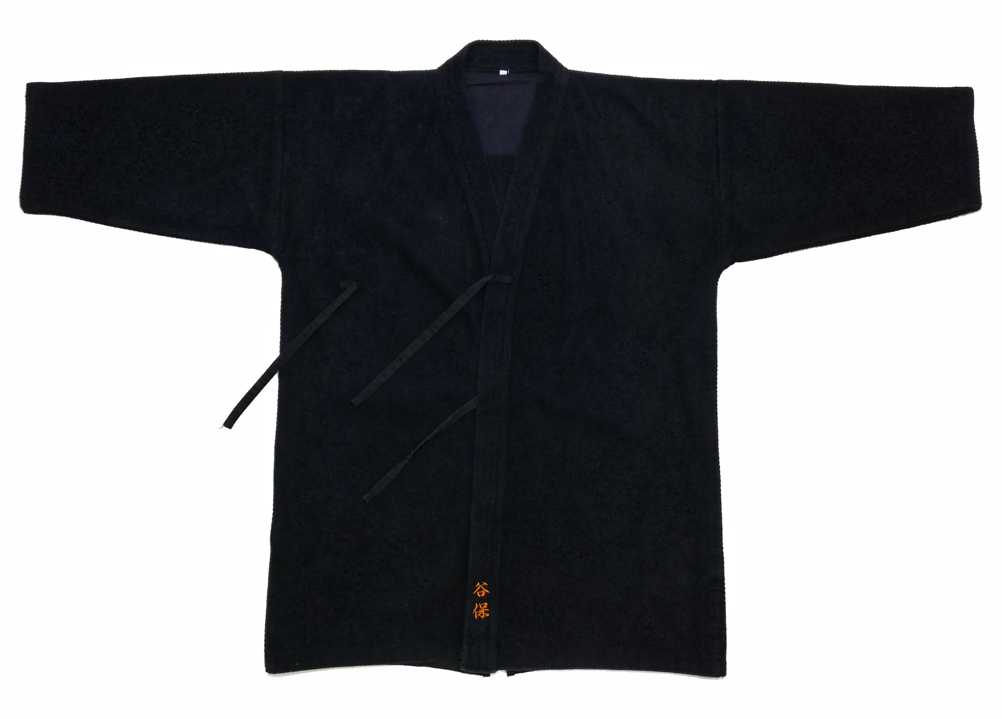 Indigo × Japanese Brand 🔥Sanjuro Kimono Indigo Dyed Woven Japan Traditional Wear🔥 Size US L / EU 52-54 / 3 - 2 Thumbnail
