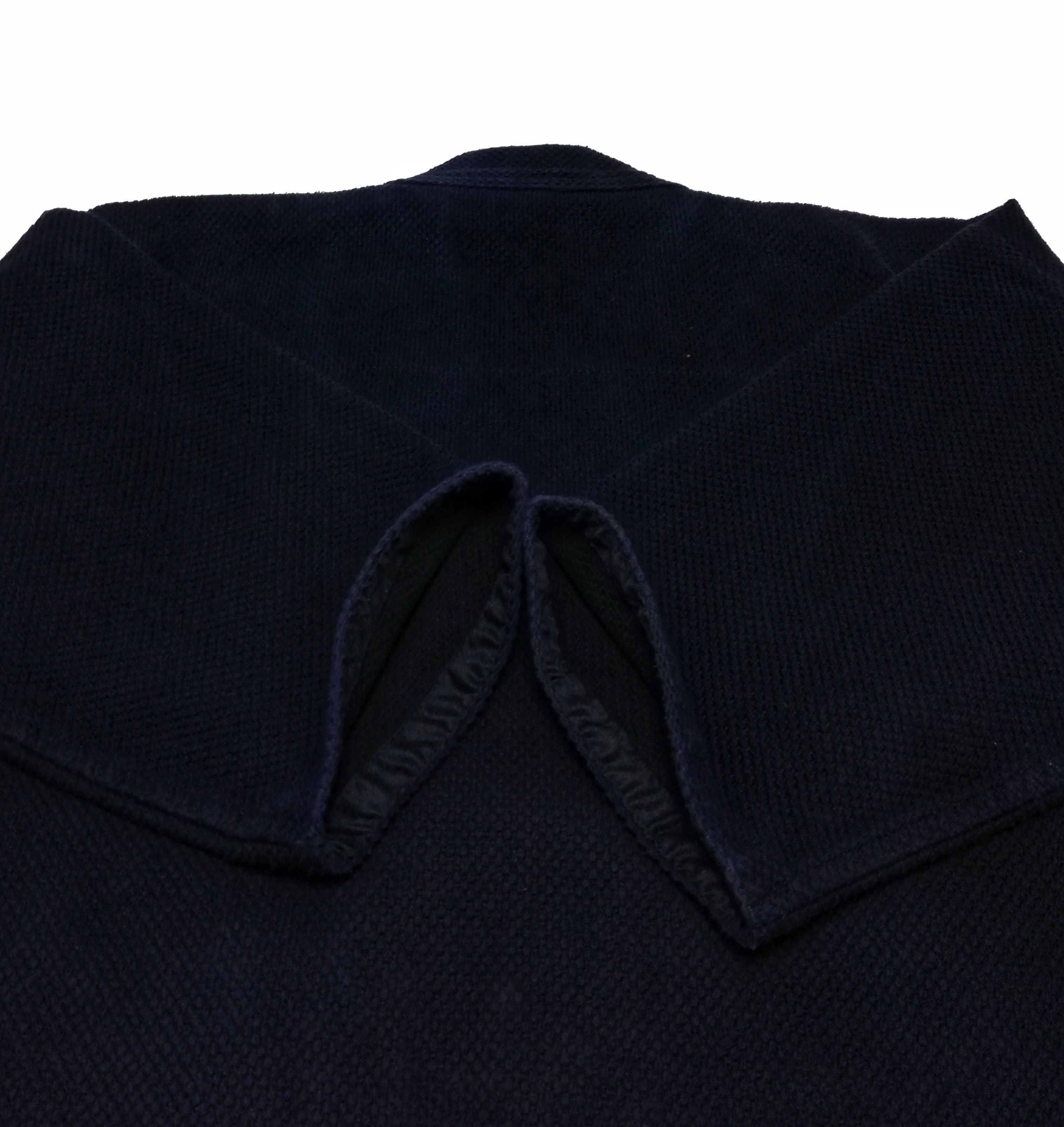 Indigo × Japanese Brand 🔥Sanjuro Kimono Indigo Dyed Woven Japan Traditional Wear🔥 Size US L / EU 52-54 / 3 - 12 Thumbnail