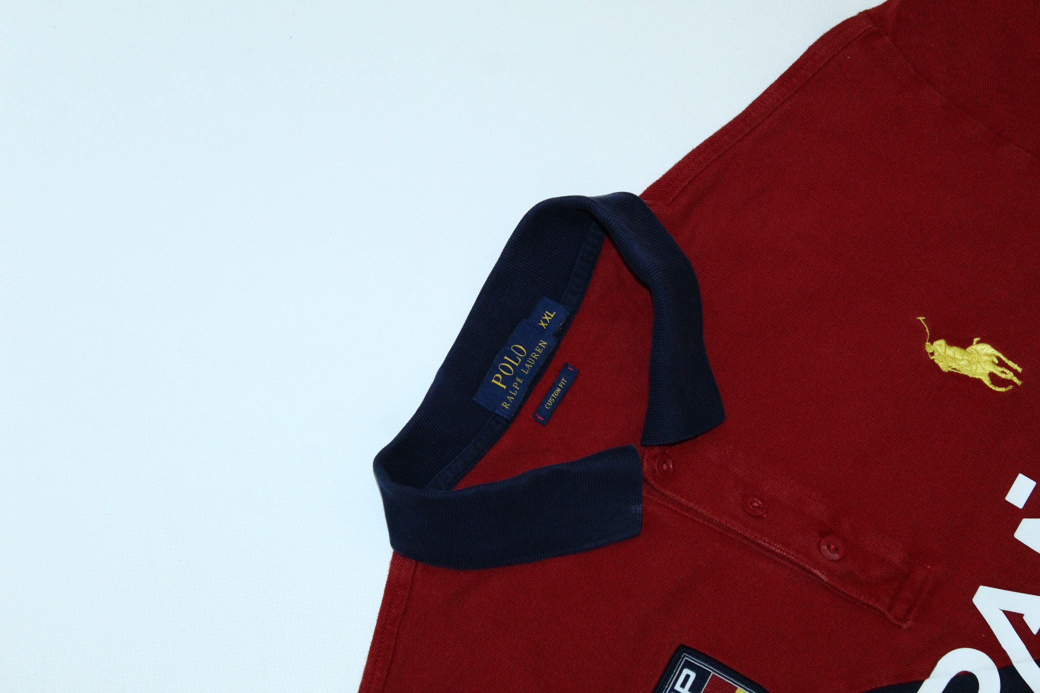 Polo Ralph Lauren 🔥 VTG 🔥 Polo Ralph Lauren Espana 16 Big Logo Casual Shirt Size US XXL / EU 58 / 5 - 4 Thumbnail