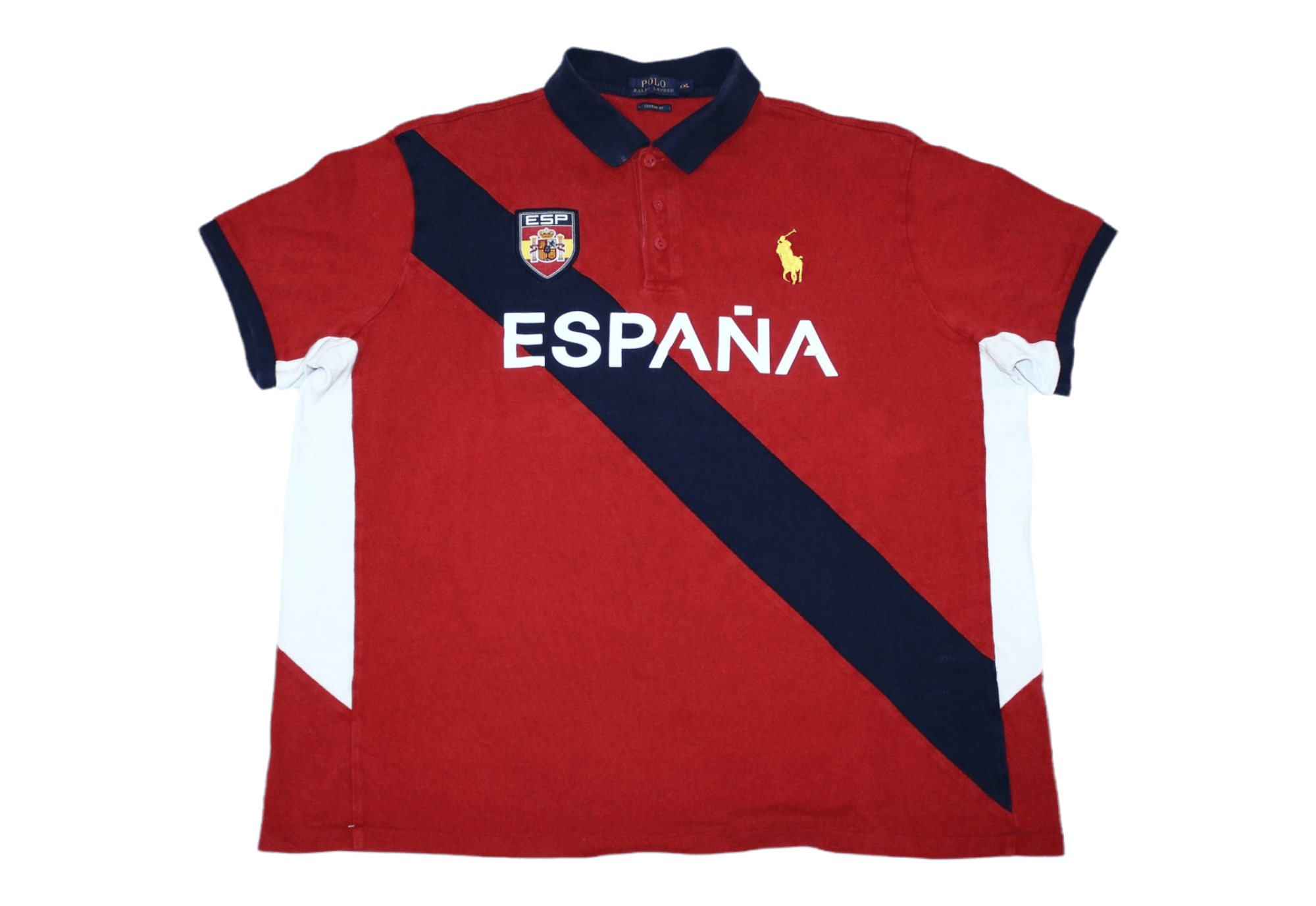 Polo Ralph Lauren 🔥 VTG 🔥 Polo Ralph Lauren Espana 16 Big Logo Casual Shirt Size US XXL / EU 58 / 5 - 1 Thumbnail