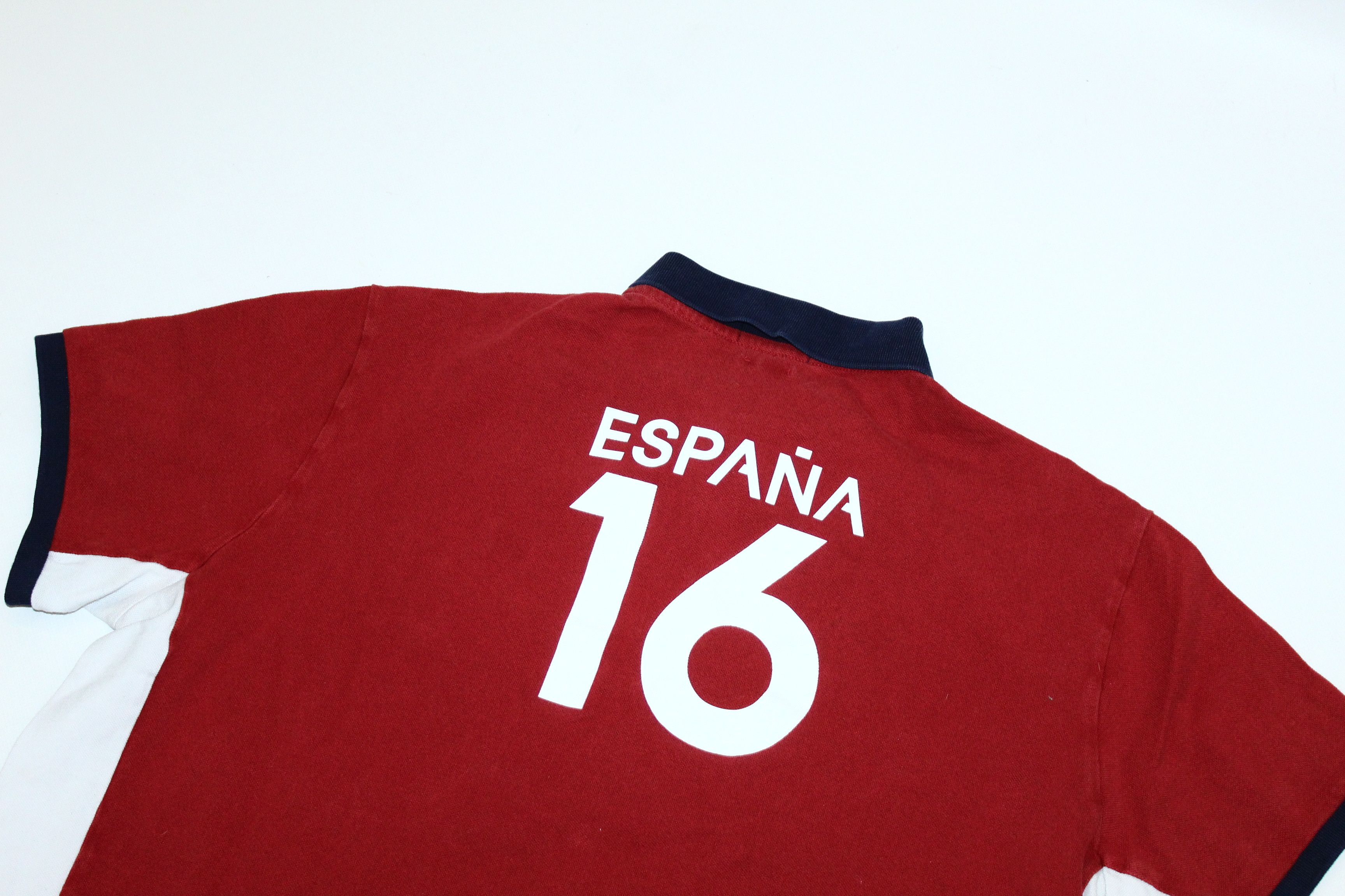 Polo Ralph Lauren 🔥 VTG 🔥 Polo Ralph Lauren Espana 16 Big Logo Casual Shirt Size US XXL / EU 58 / 5 - 6 Thumbnail