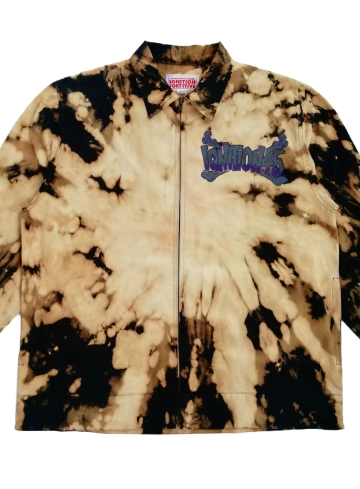 Handmade 🔥Ignition45 Big Logo Custom Acid Wash Worker Jacket🔥 Size US M / EU 48-50 / 2 - 2 Thumbnail