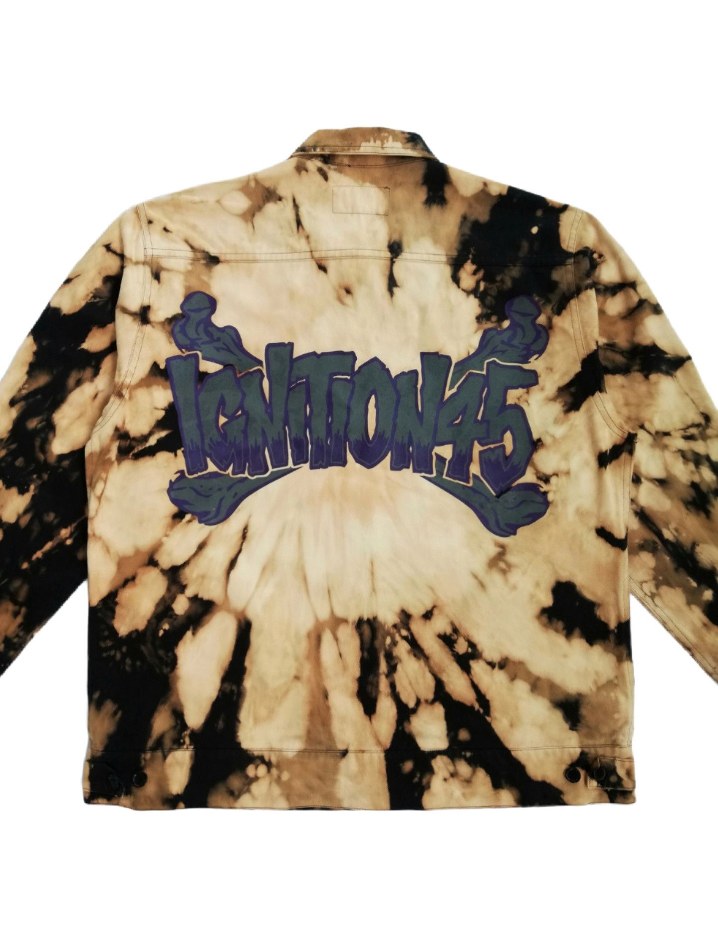 Handmade 🔥Ignition45 Big Logo Custom Acid Wash Worker Jacket🔥 Size US M / EU 48-50 / 2 - 9 Thumbnail