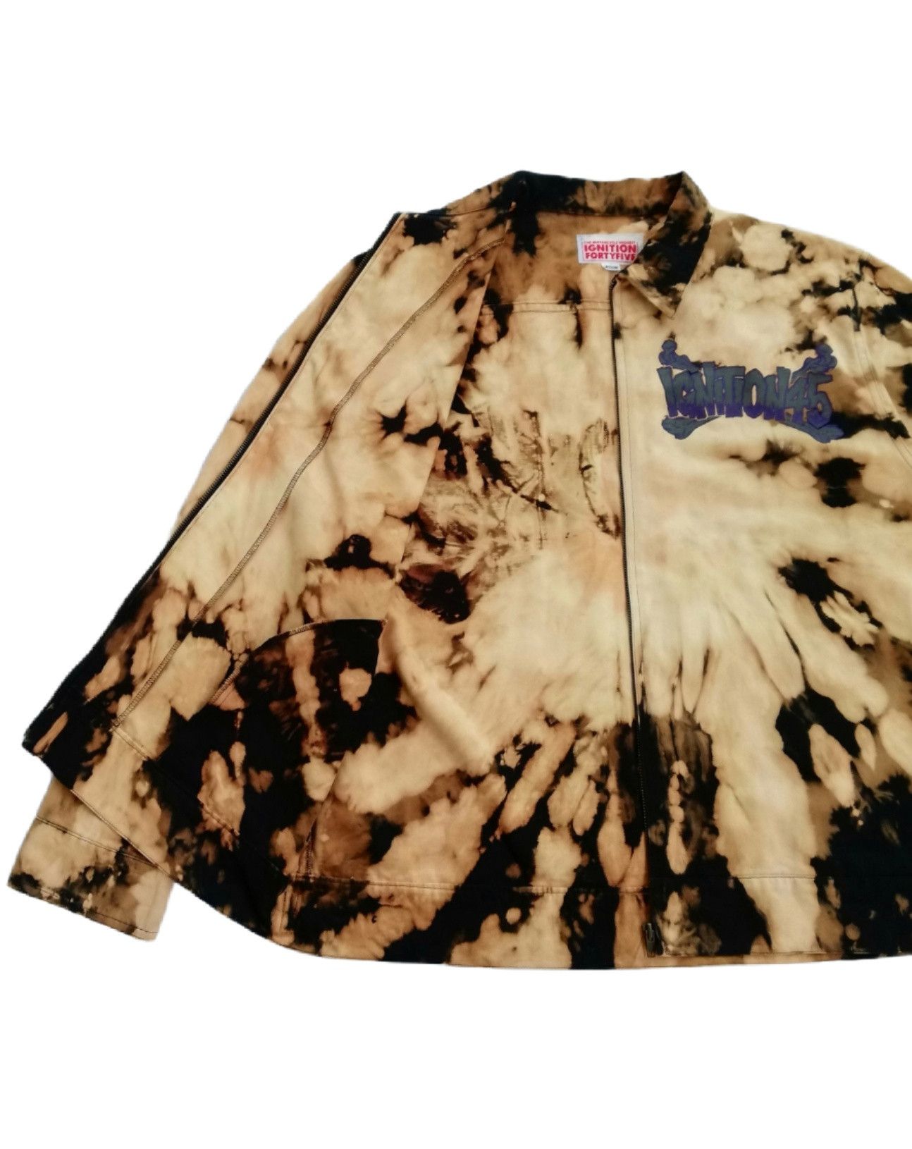 Handmade 🔥Ignition45 Big Logo Custom Acid Wash Worker Jacket🔥 Size US M / EU 48-50 / 2 - 6 Thumbnail