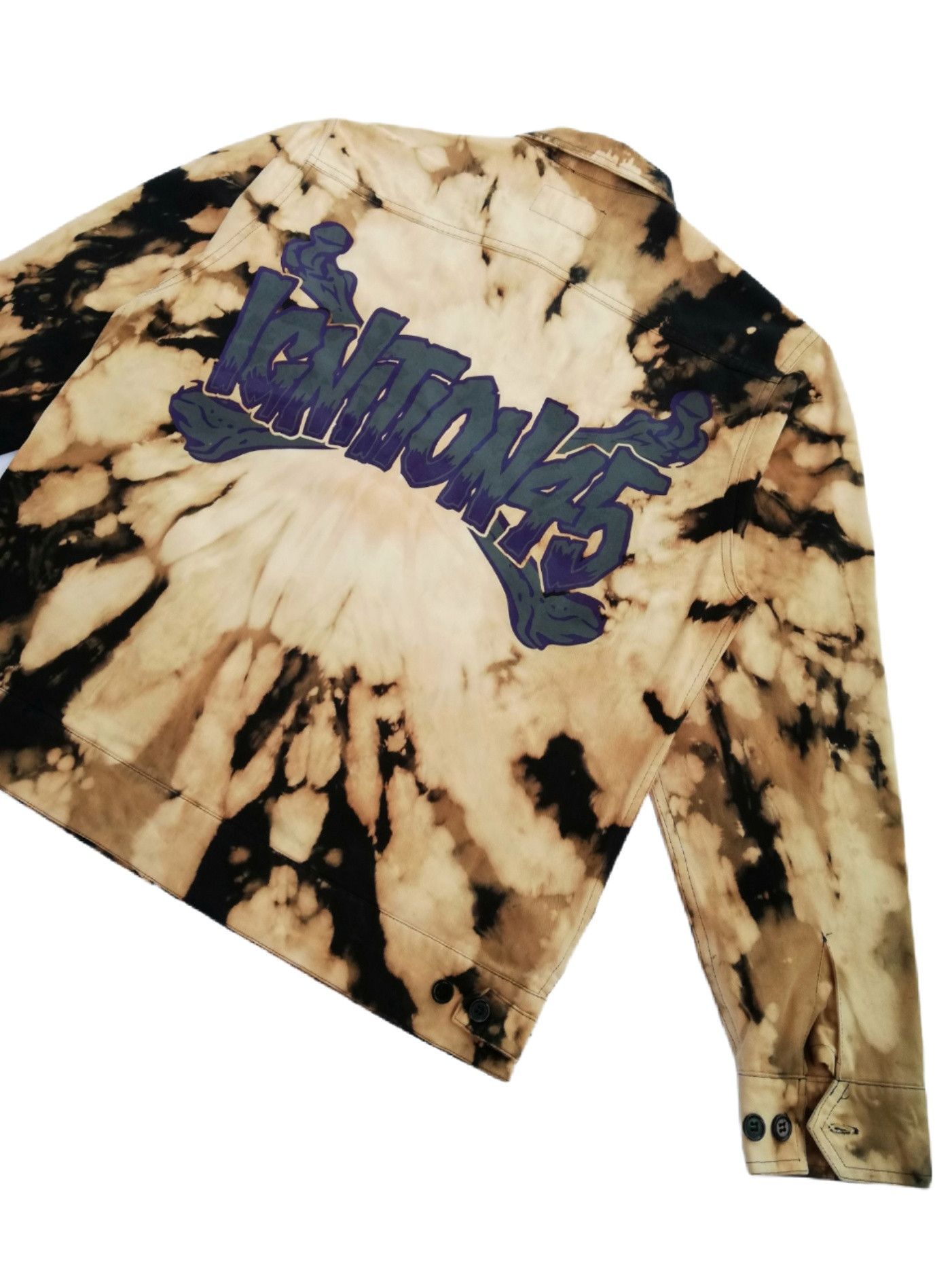 Handmade 🔥Ignition45 Big Logo Custom Acid Wash Worker Jacket🔥 Size US M / EU 48-50 / 2 - 11 Thumbnail