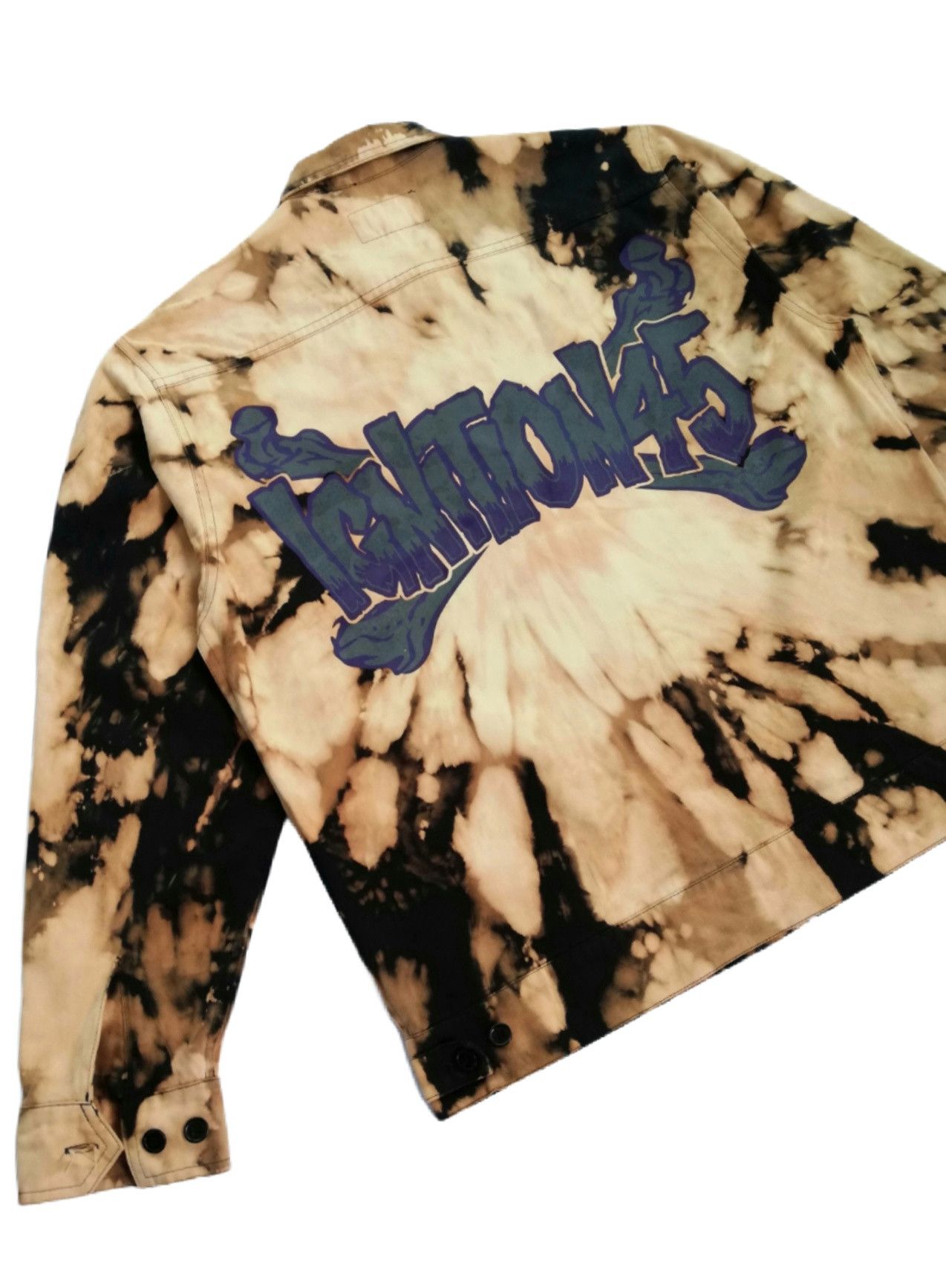 Handmade 🔥Ignition45 Big Logo Custom Acid Wash Worker Jacket🔥 Size US M / EU 48-50 / 2 - 10 Thumbnail