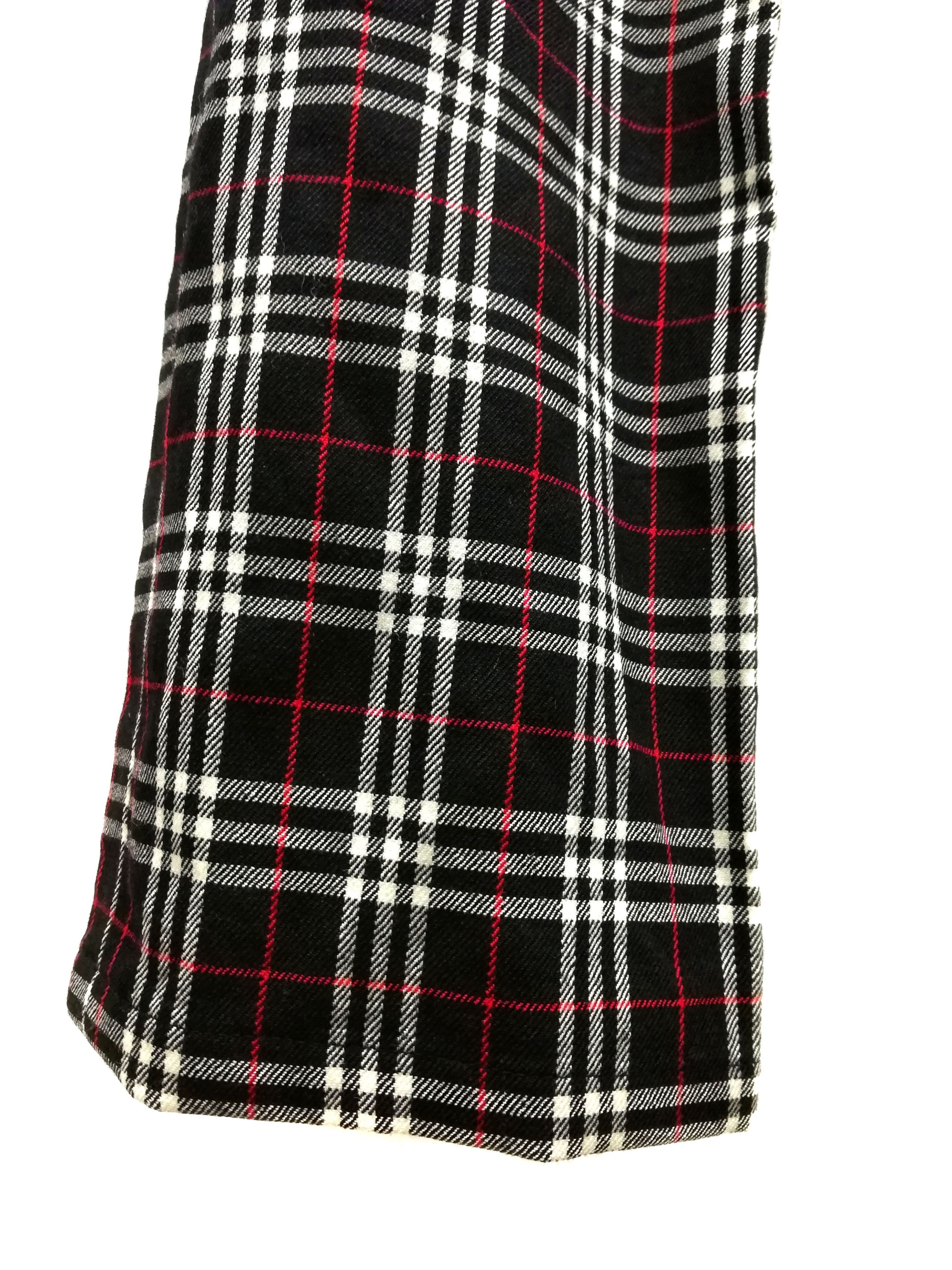 Burberry 🔥Vintage Burberry Blue Label Wool Dark Nova Check Pants🔥 Size US 28 / EU 44 - 13 Thumbnail