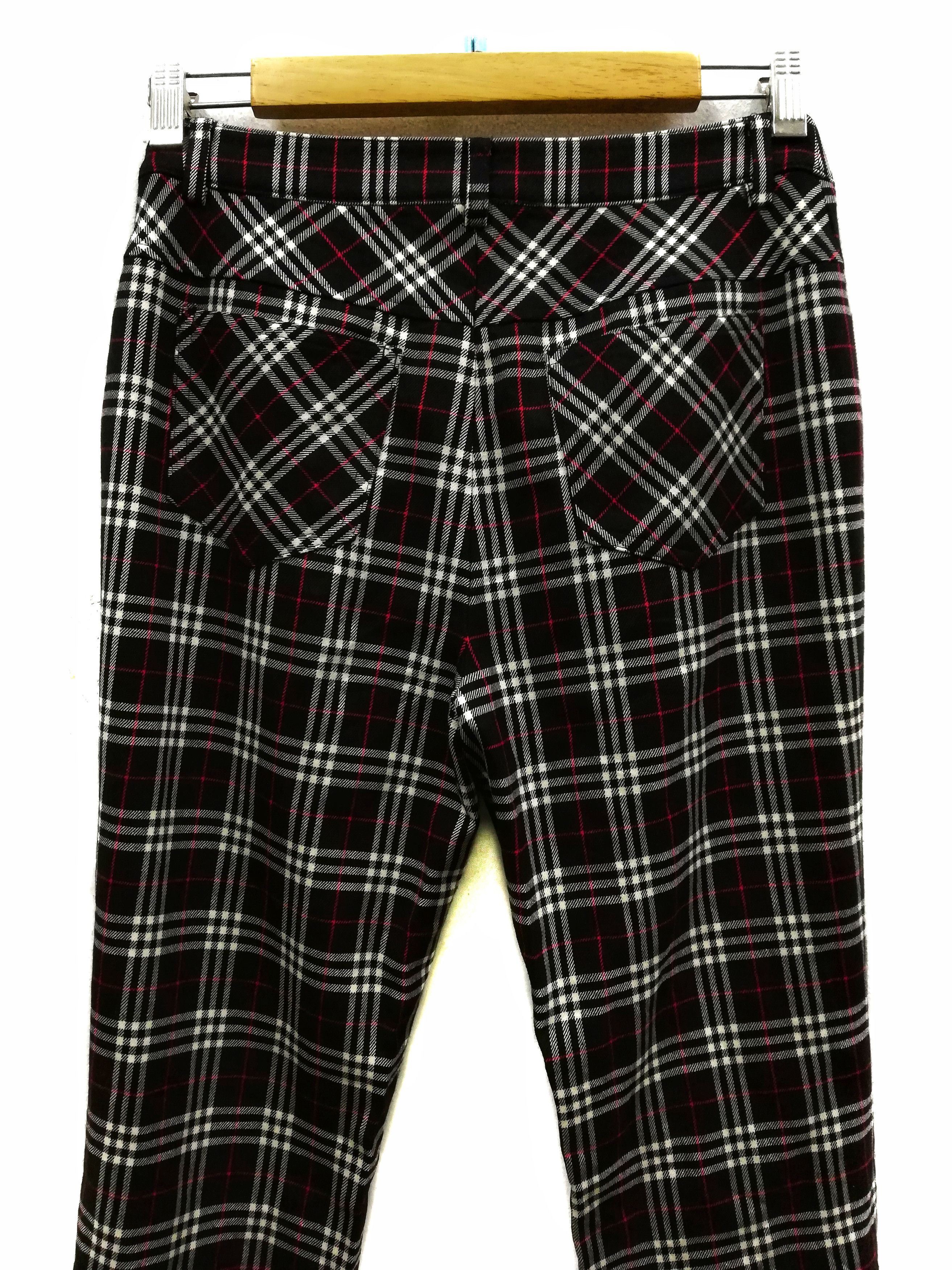 Burberry 🔥Vintage Burberry Blue Label Wool Dark Nova Check Pants🔥 Size US 28 / EU 44 - 11 Thumbnail